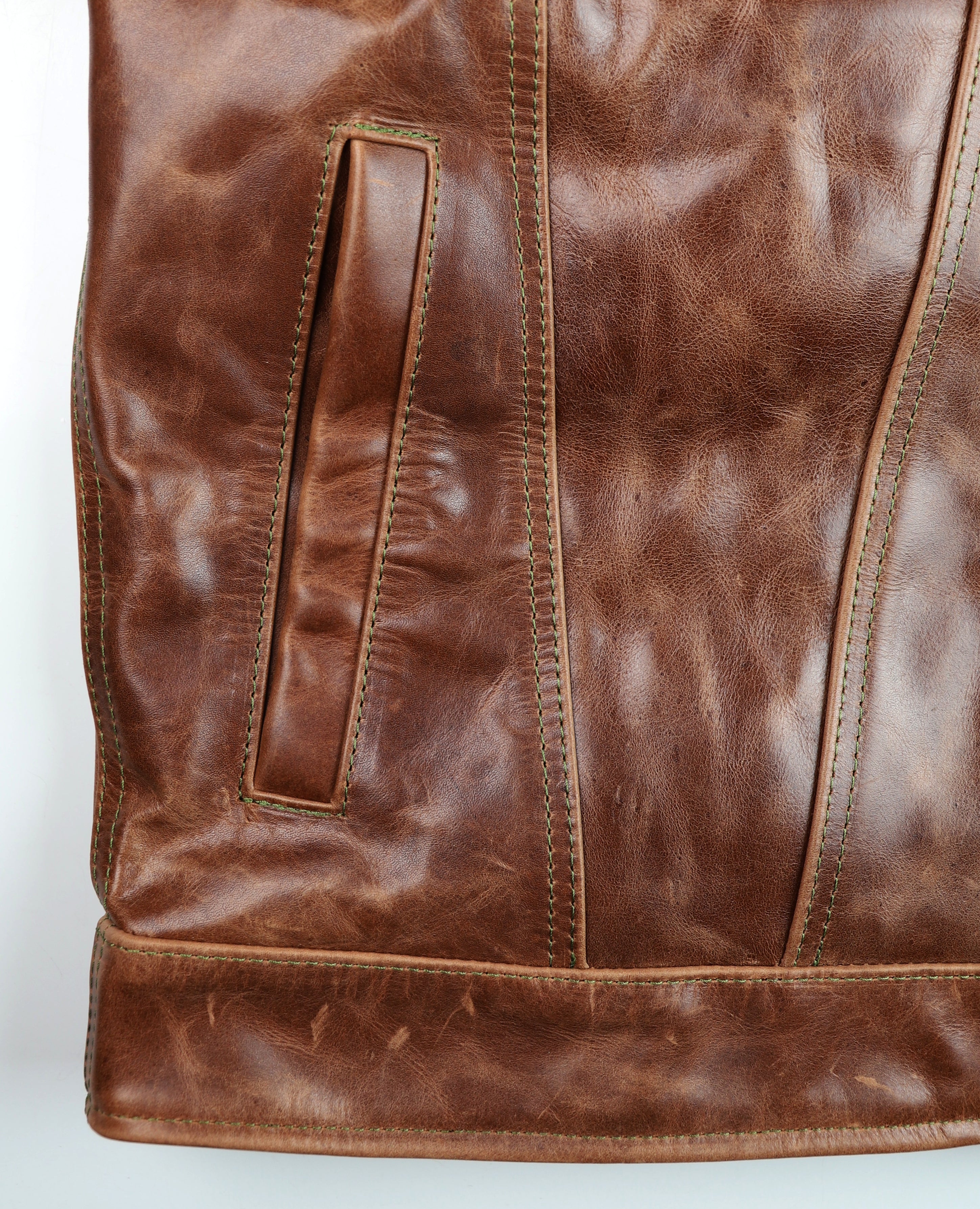 Vanson Maverick II, Whiskey Roma Cowhide, size 46