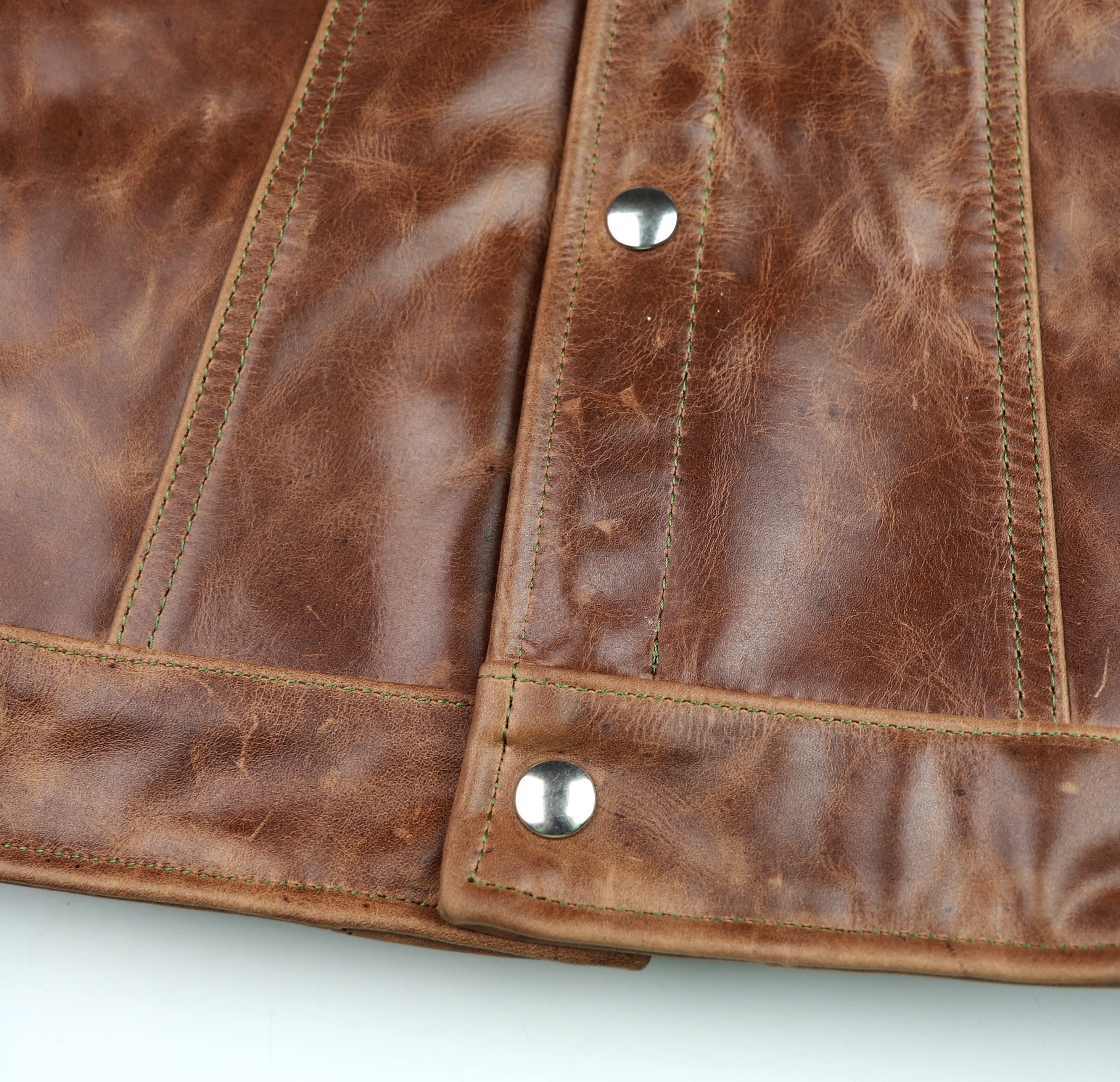 Vanson Maverick II, Whiskey Roma Cowhide, size 46