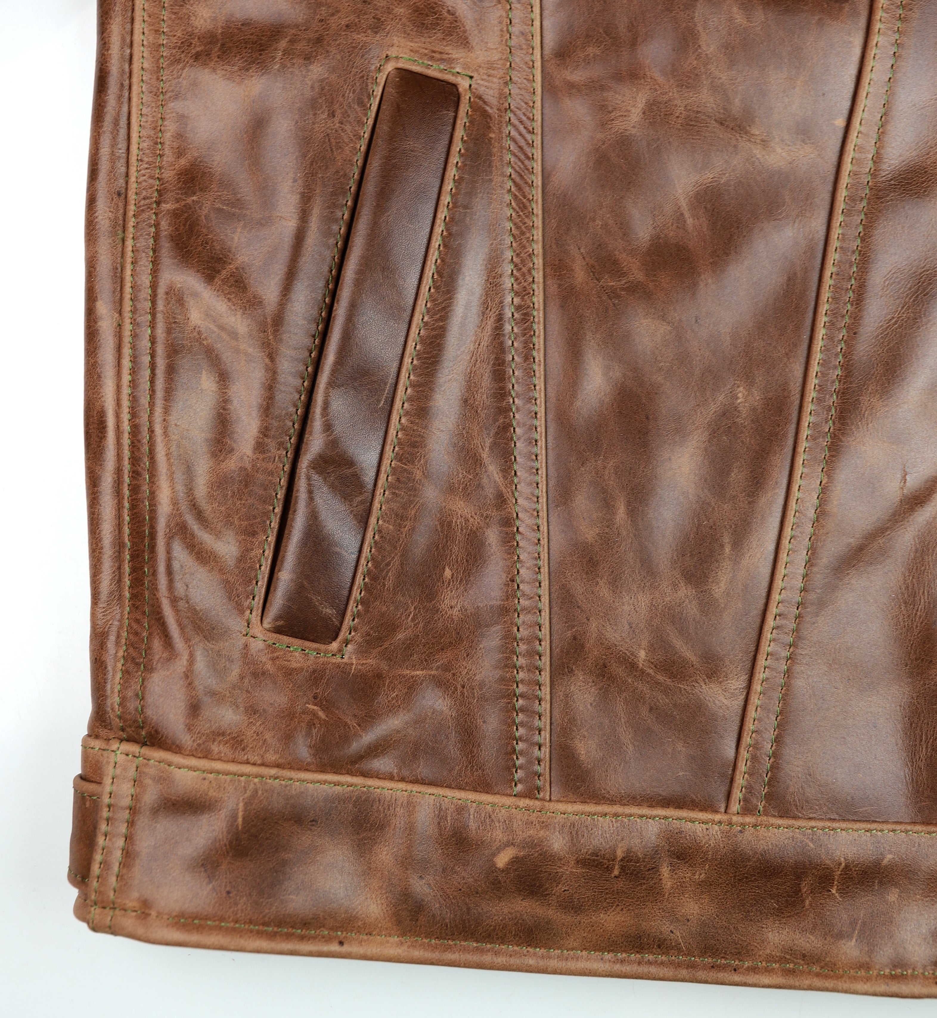 Vanson Maverick II, Whiskey Roma Cowhide, size 46