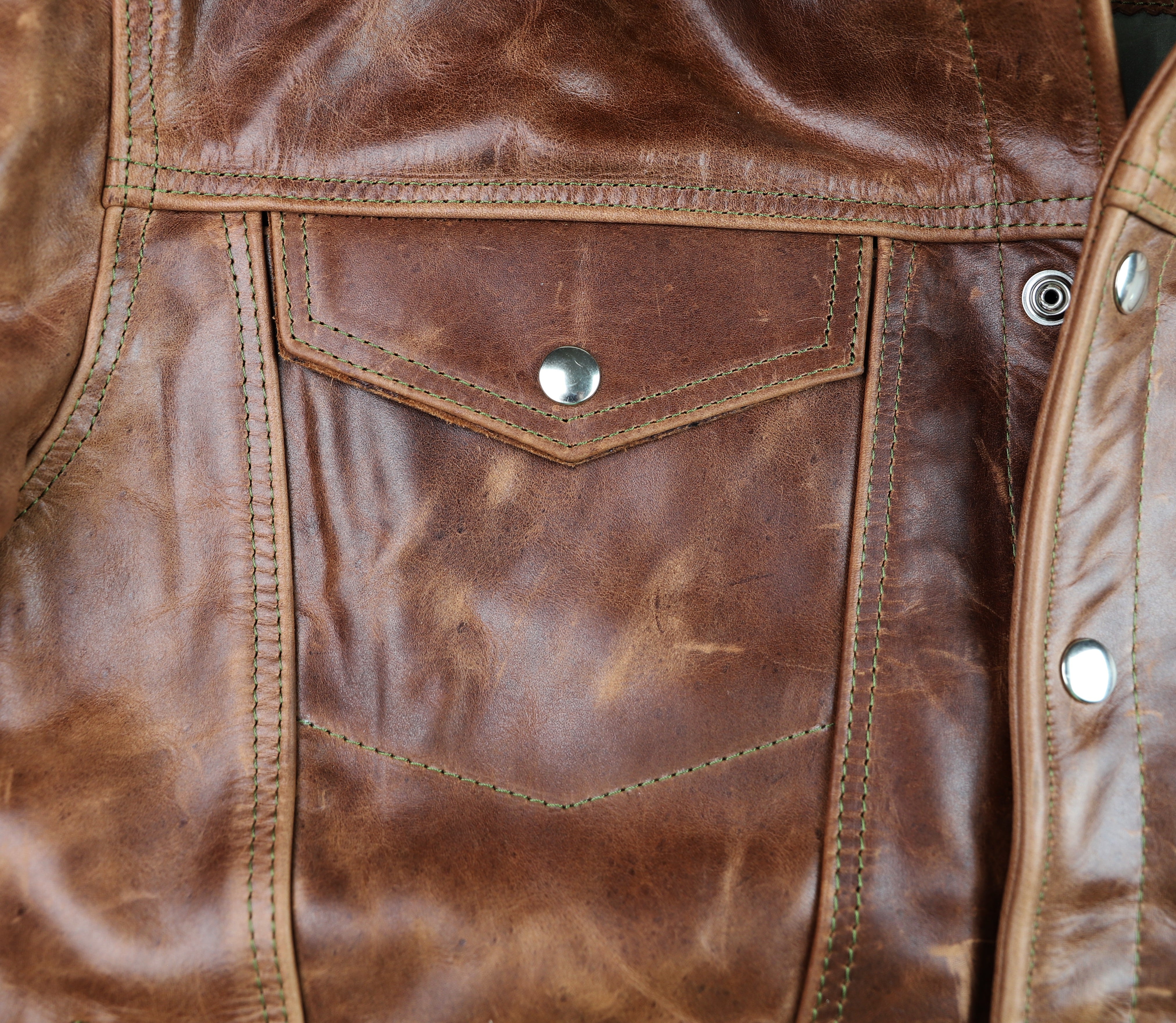 Vanson Maverick II, Whiskey Roma Cowhide, size 48
