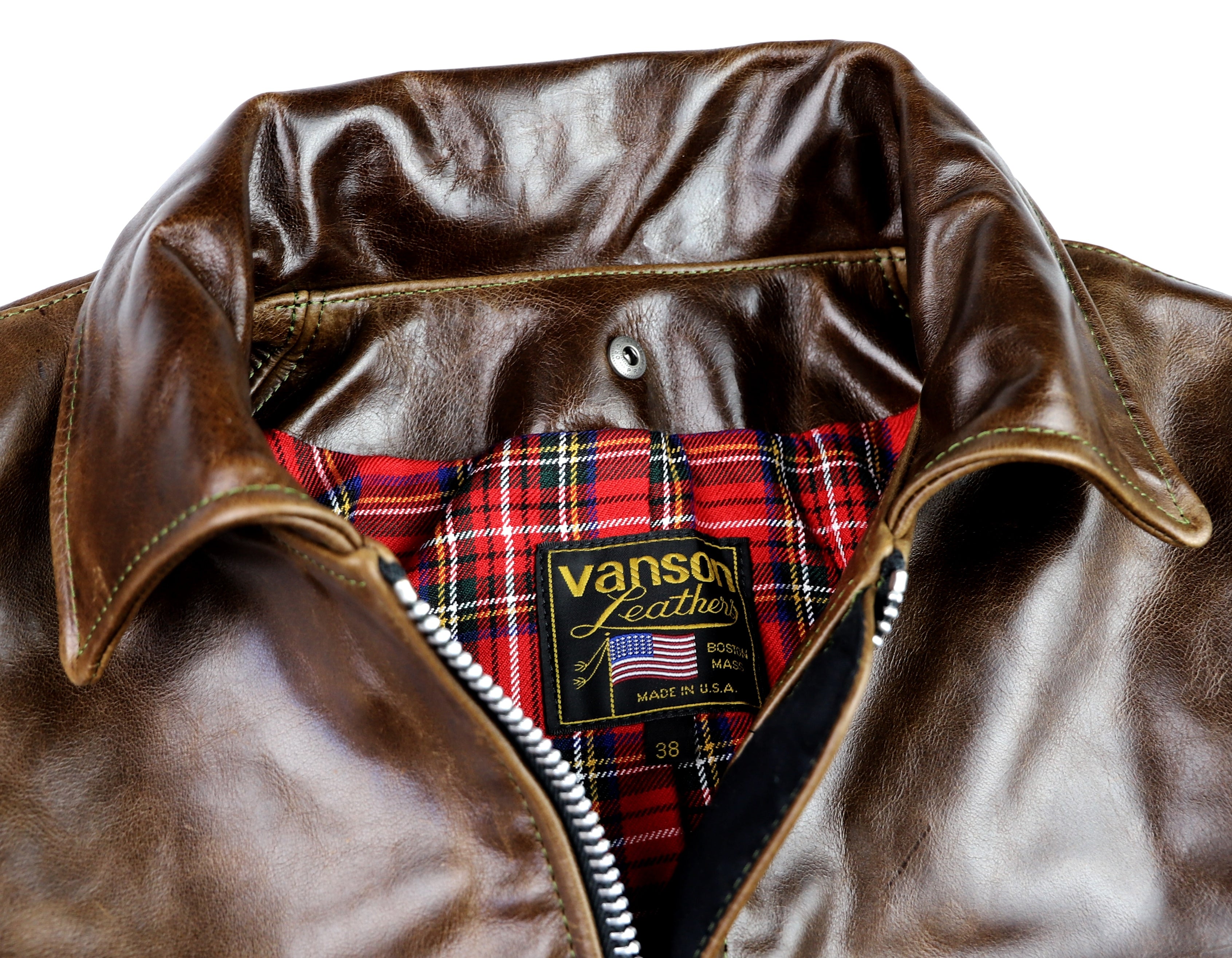 Vanson Oxford, Dark Maple Bainbridge, size 38
