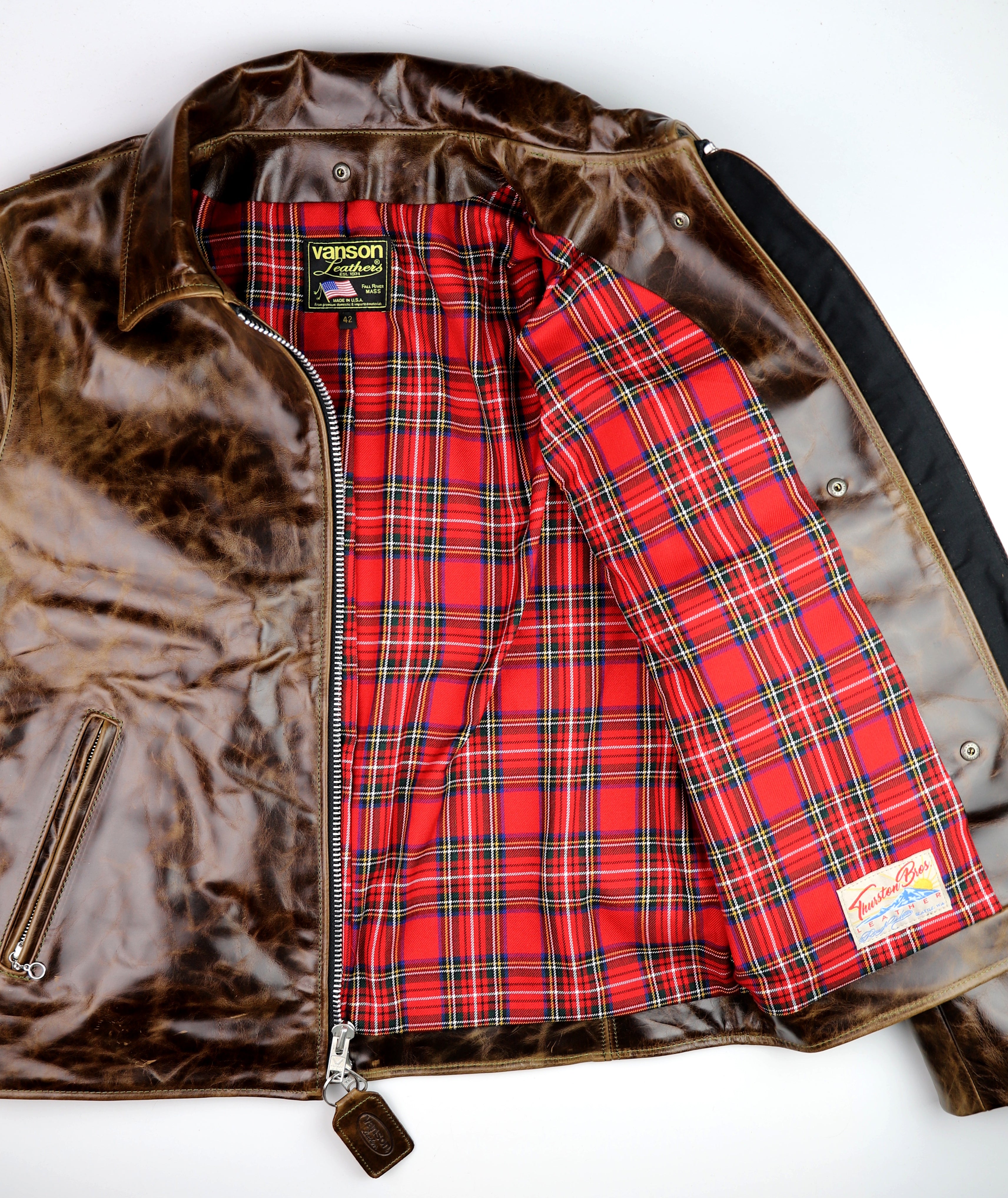 Vanson Oxford, Dark Maple Bainbridge, size 42