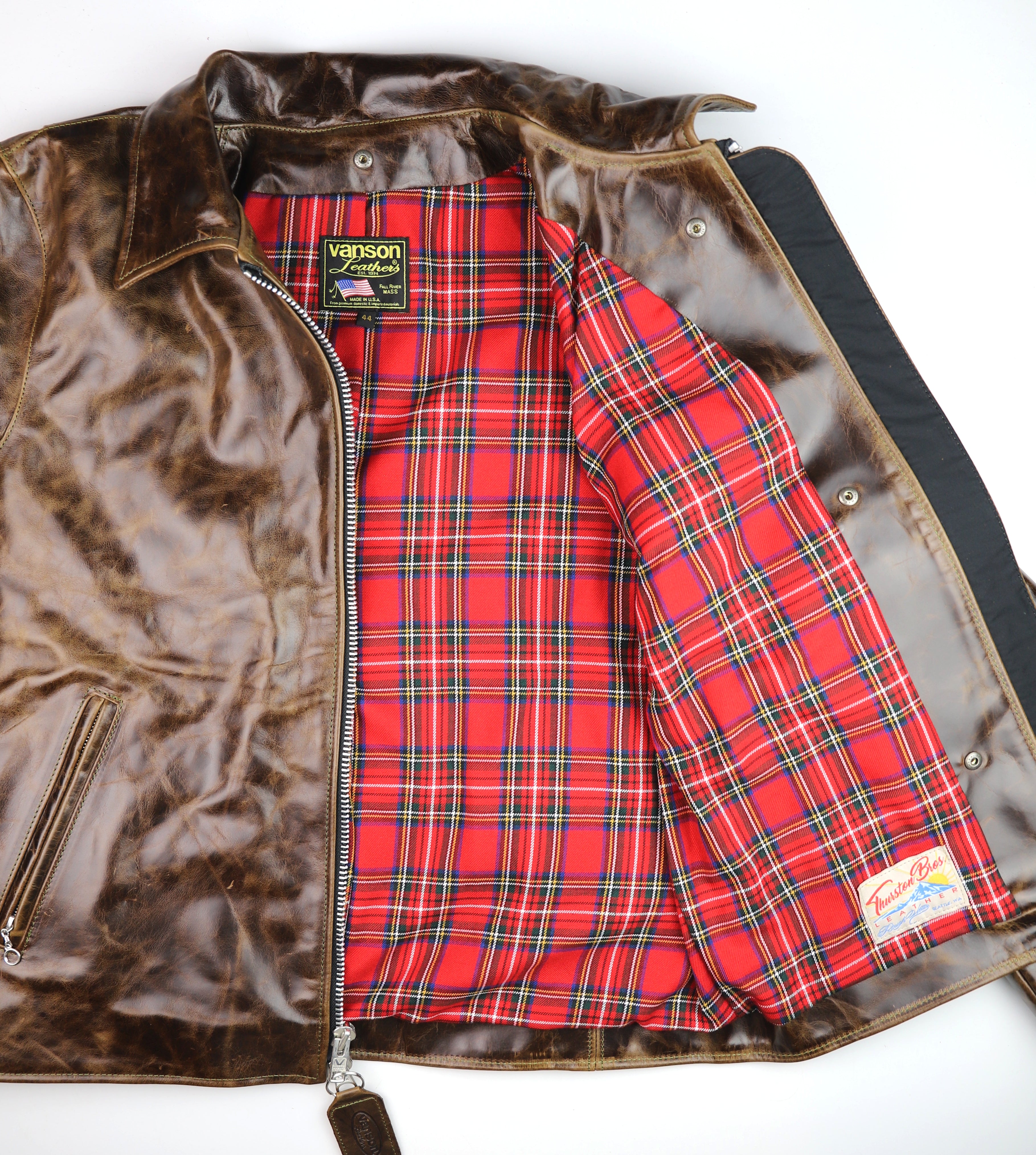 Vanson Oxford, Dark Maple Bainbridge, size 44