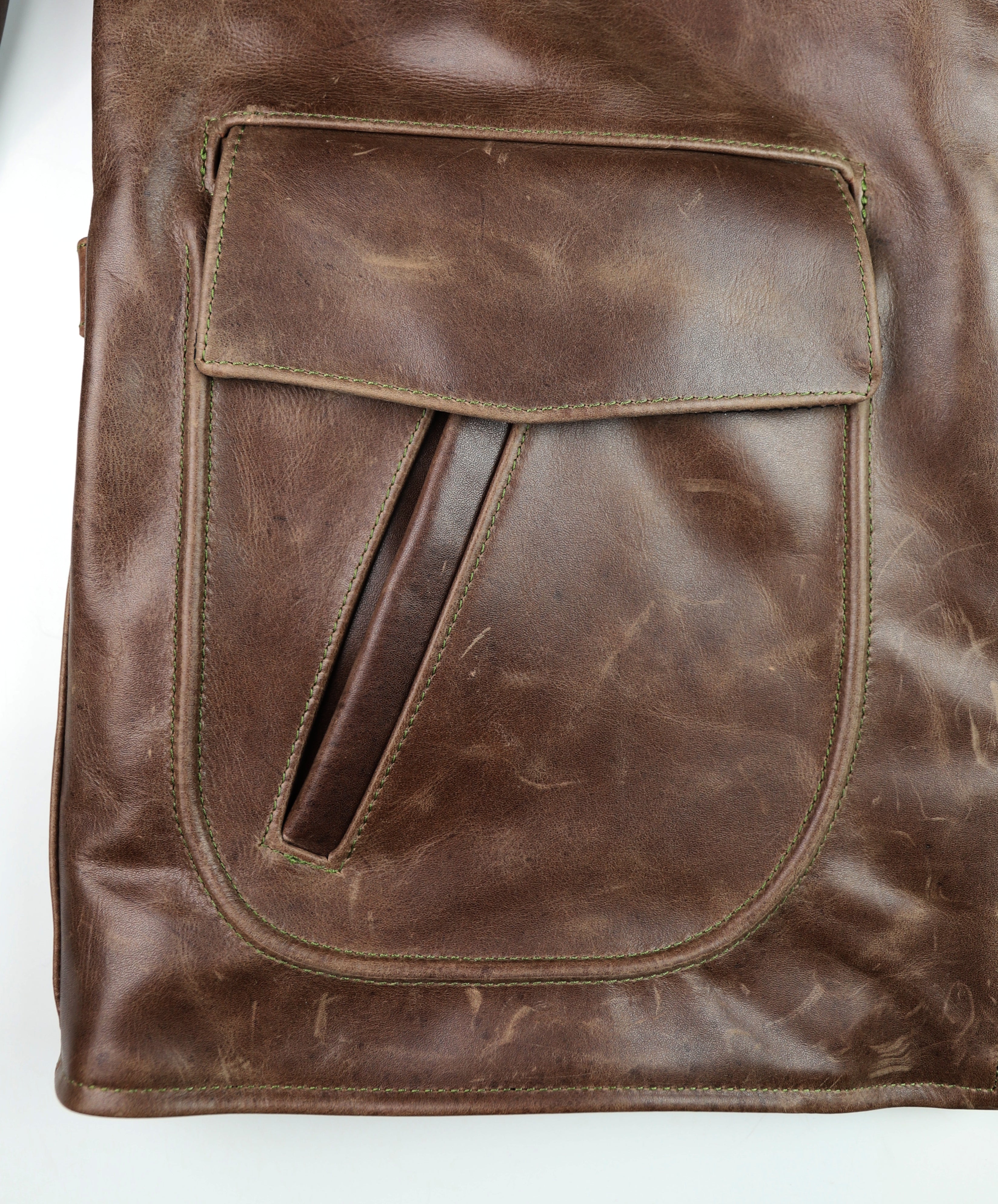 Vanson Woodway, Brandy Roma Cowhide, size 44