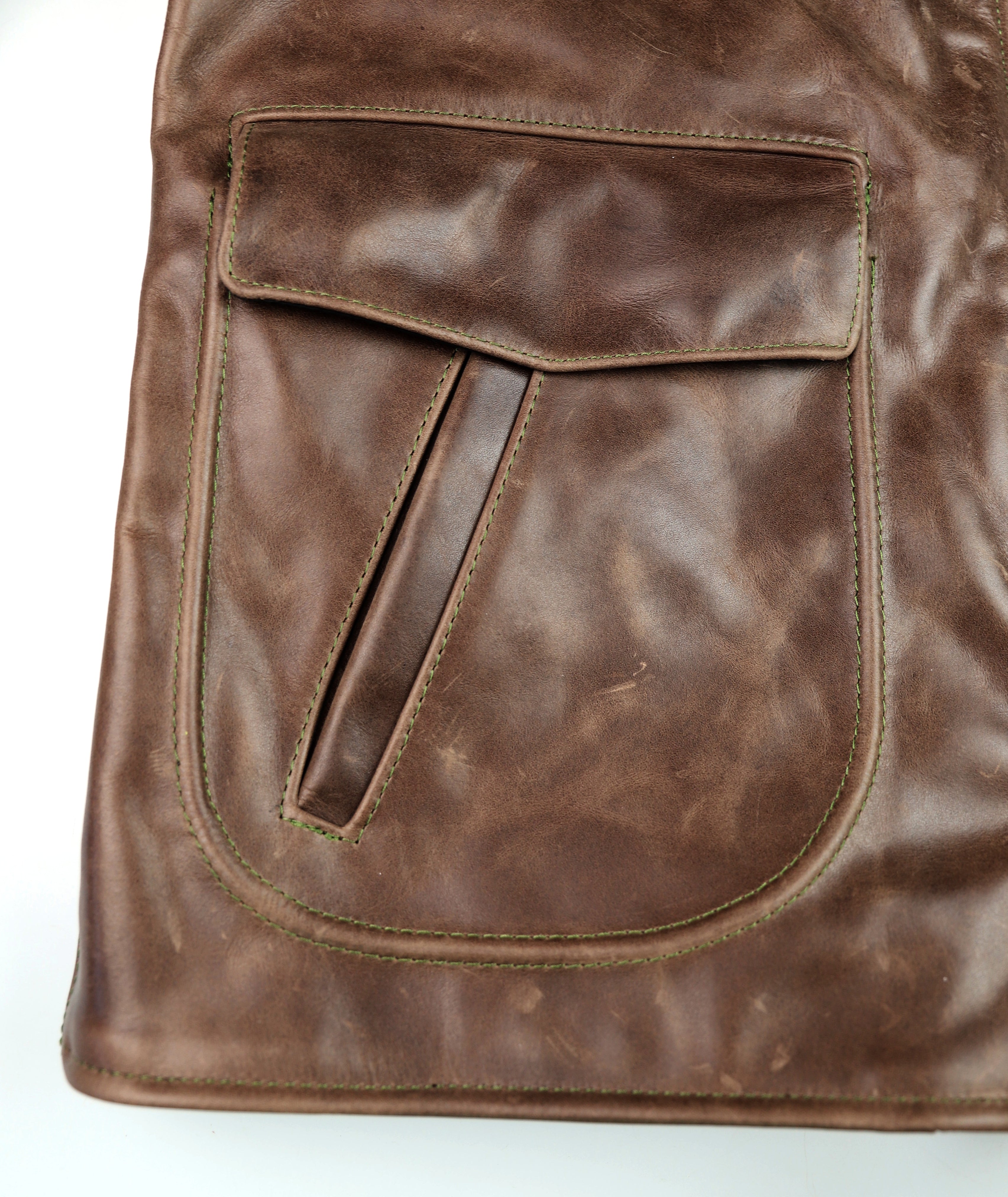 Vanson Woodway, Brandy Roma Cowhide, size 44