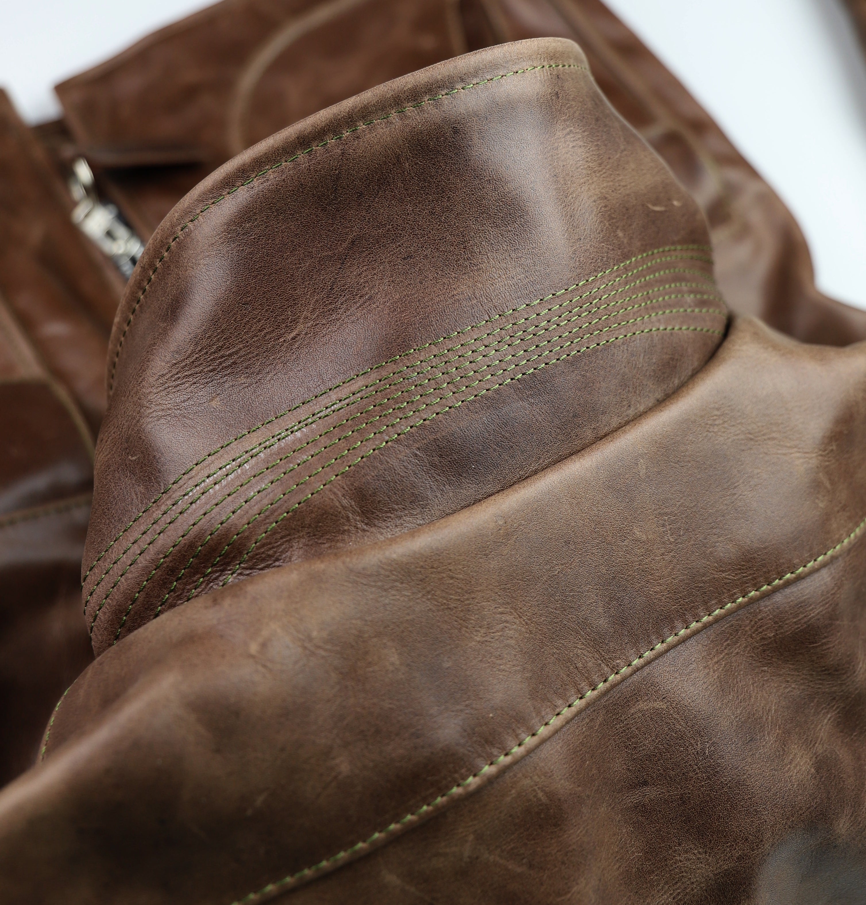 Vanson Woodway, Brandy Roma Cowhide, size 44