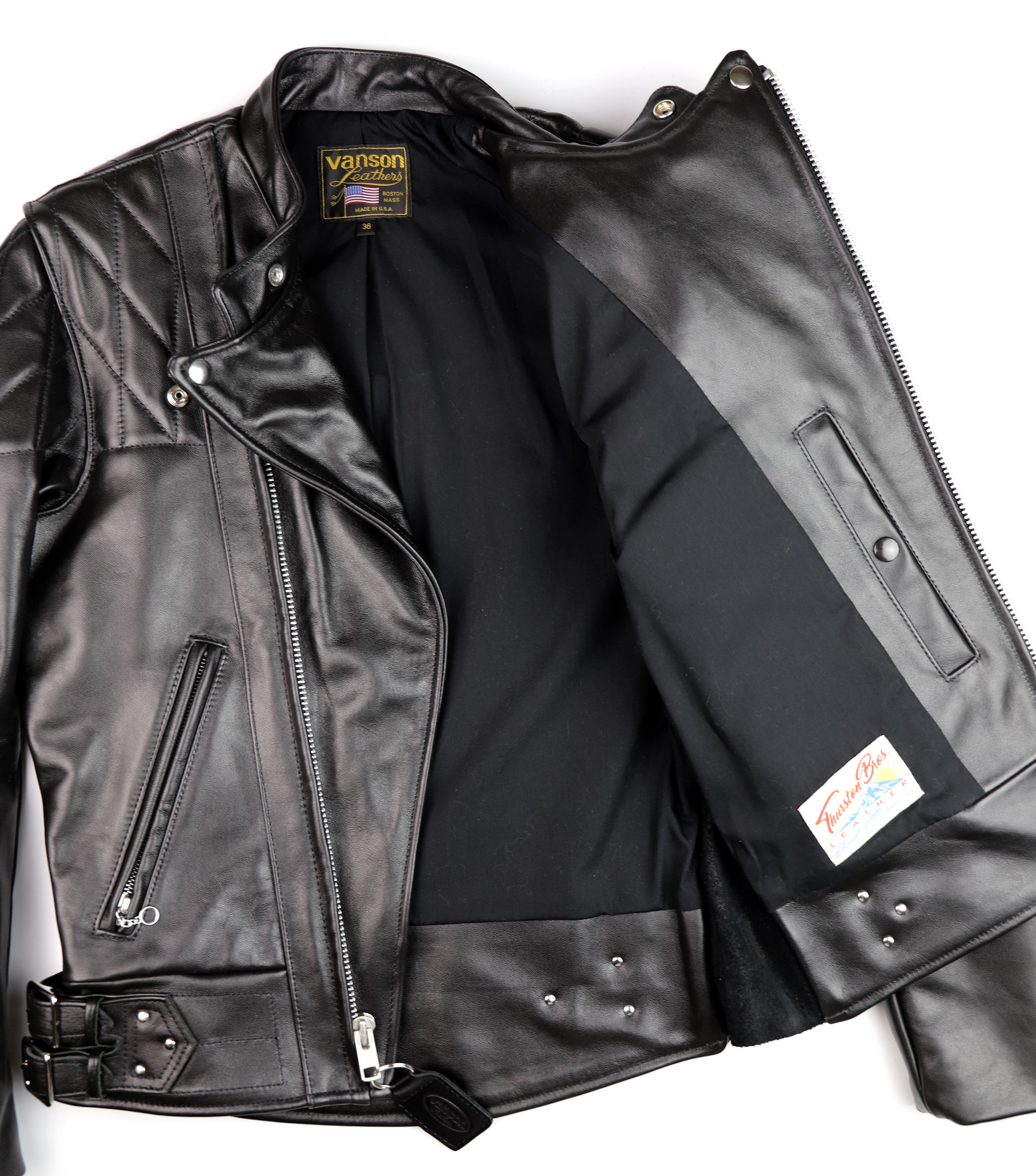 Vanson Chopper Jacket, size 36