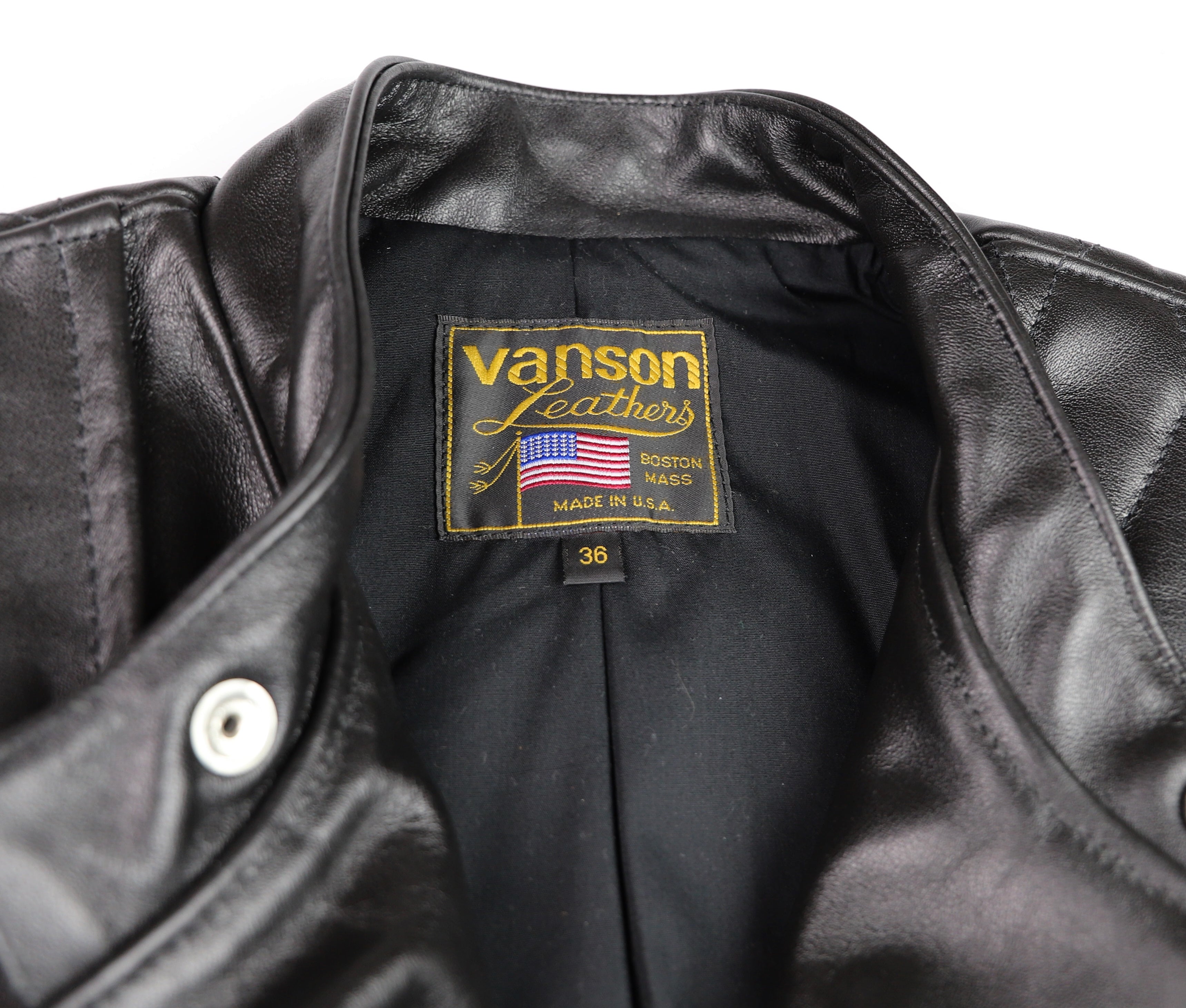 Vanson Chopper Jacket, size 36