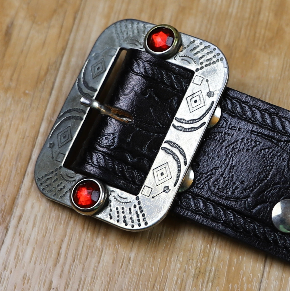 ACE Belt, jeweled, size 36, Black