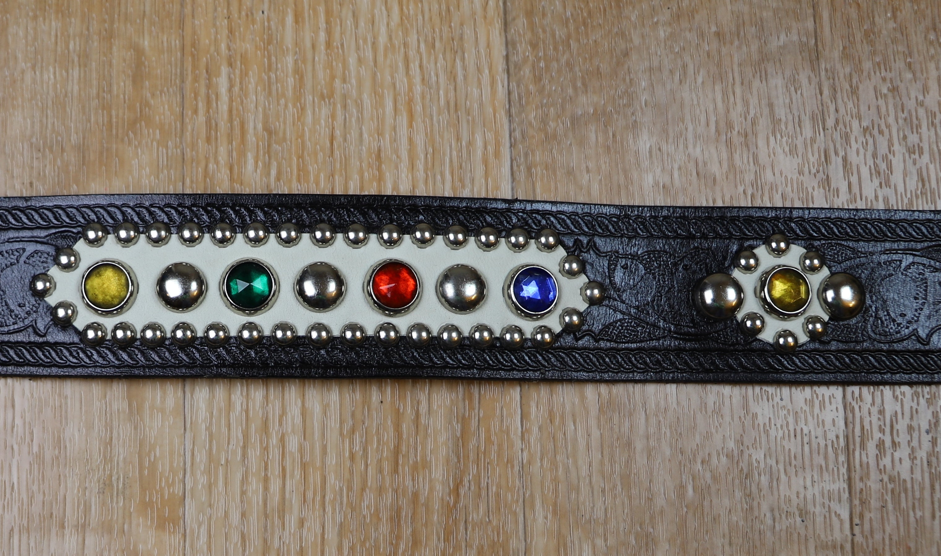 ACE Belt, jeweled, size 36, Black