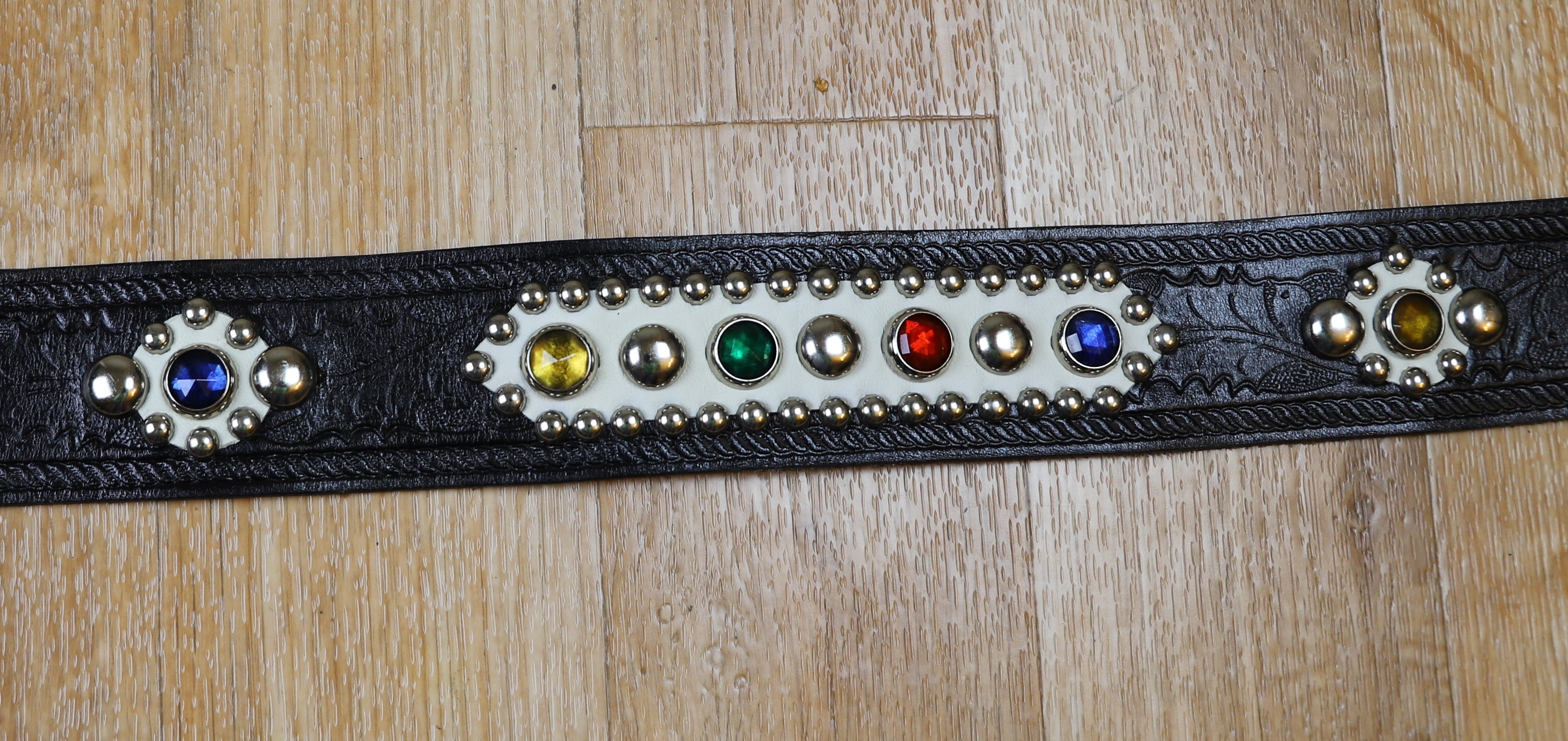 ACE Belt, jeweled, size 36, Black