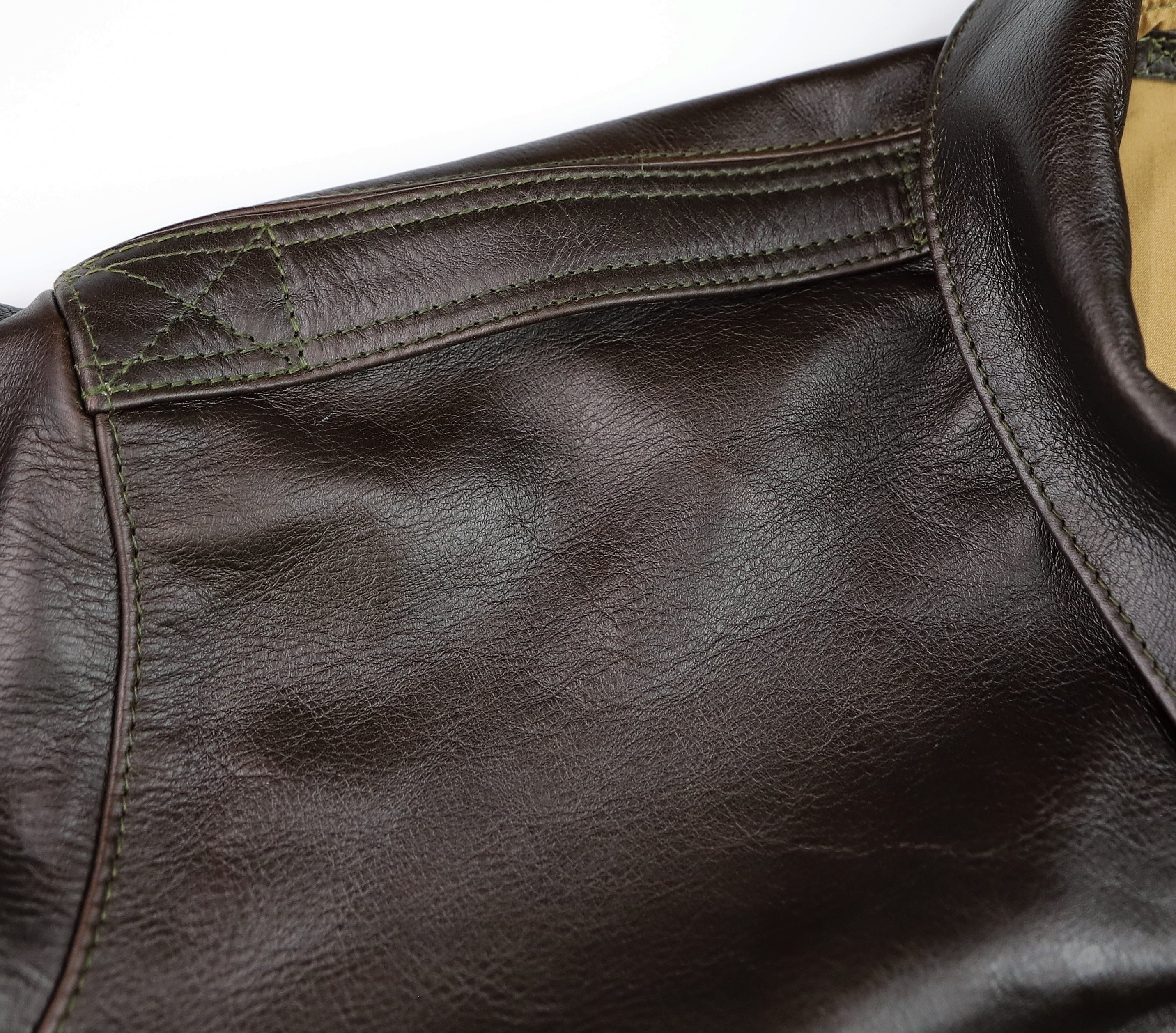 Aero A-2 Military Flight Jacket, size 50, Dark Seal Vicenza Horsehide