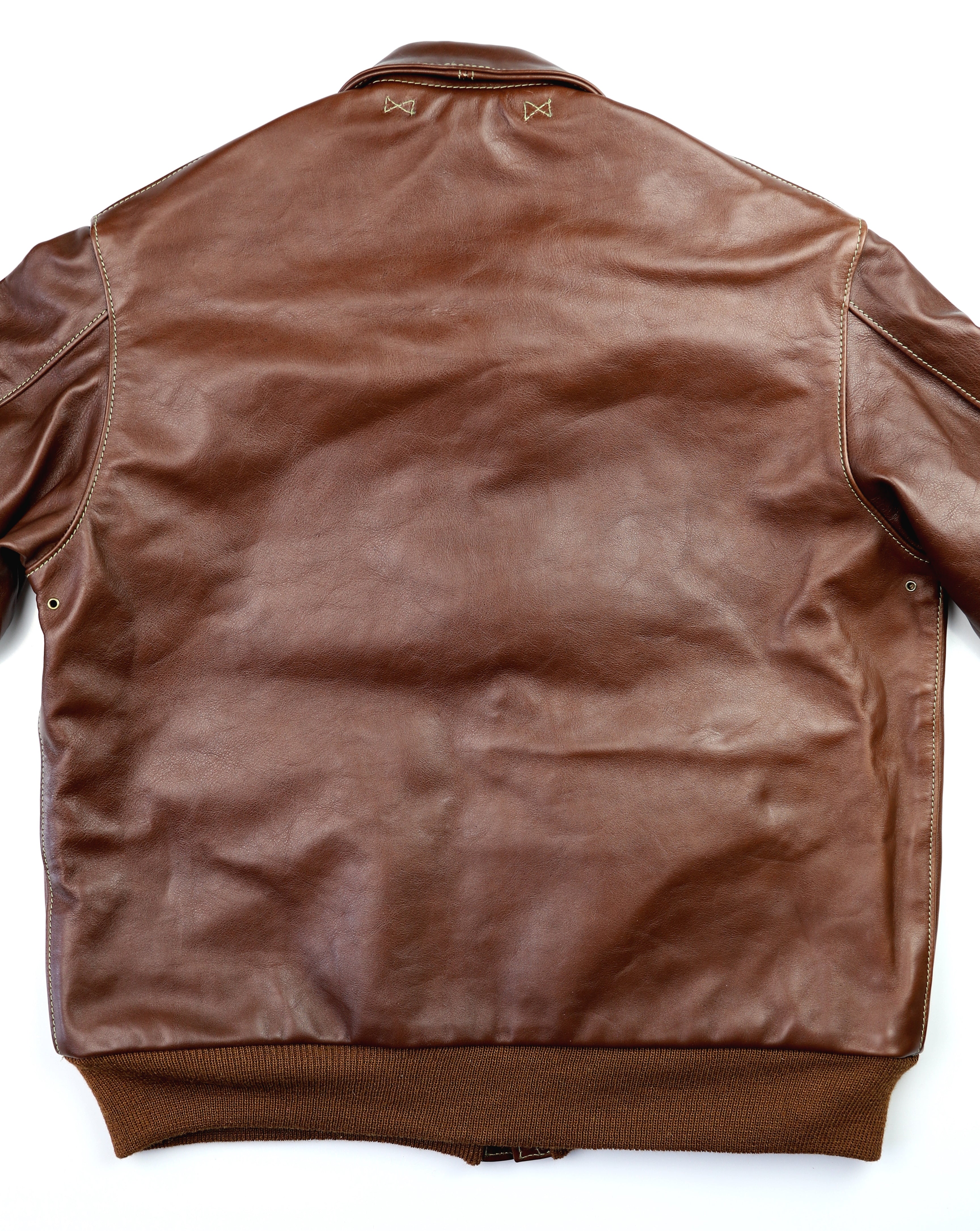 Aero A-2 Military Flight Jacket, size 44, Russet Vicenza Horsehide