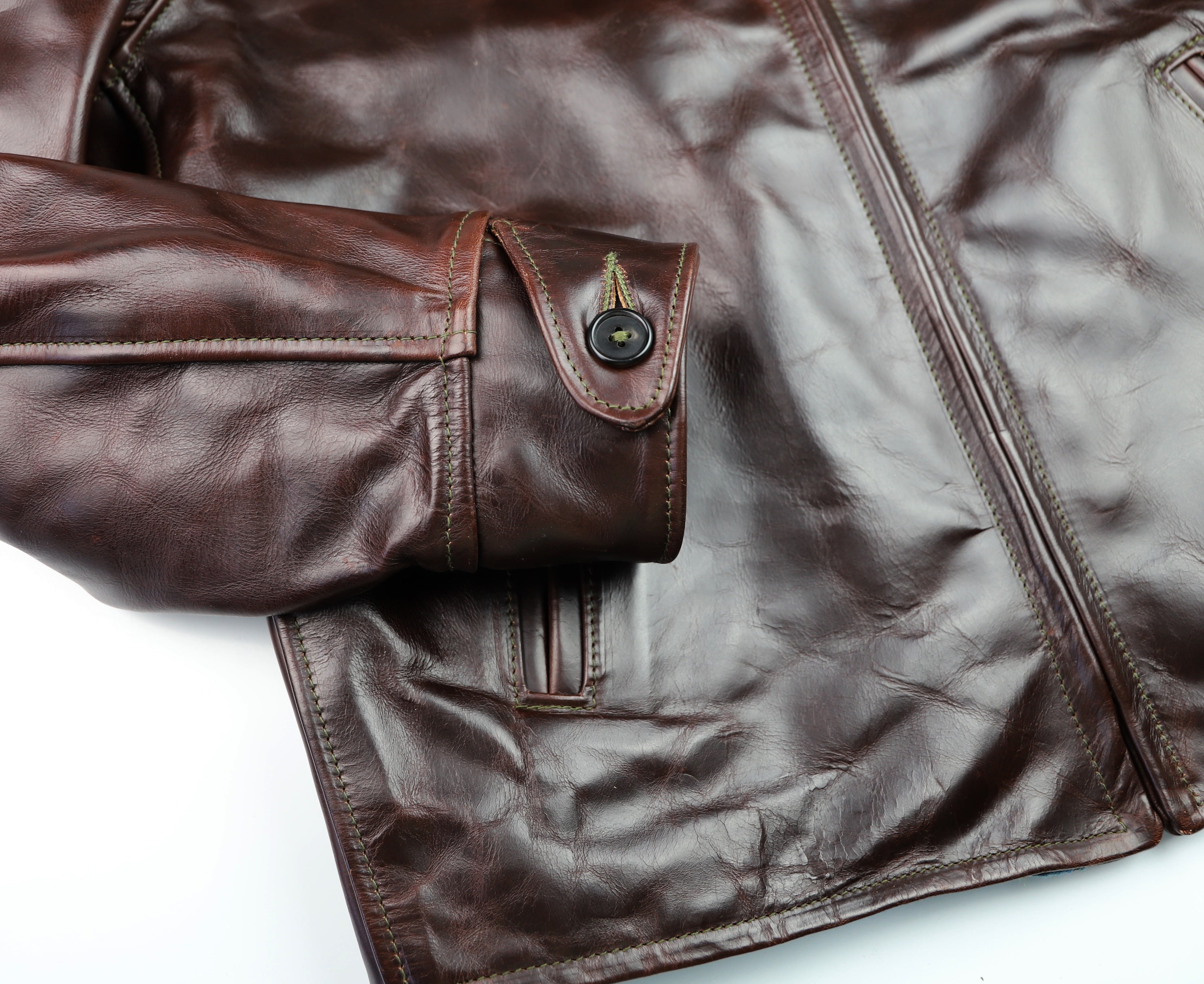 Aero 1930s Half Belt size 46 Brown CXL Steerhide