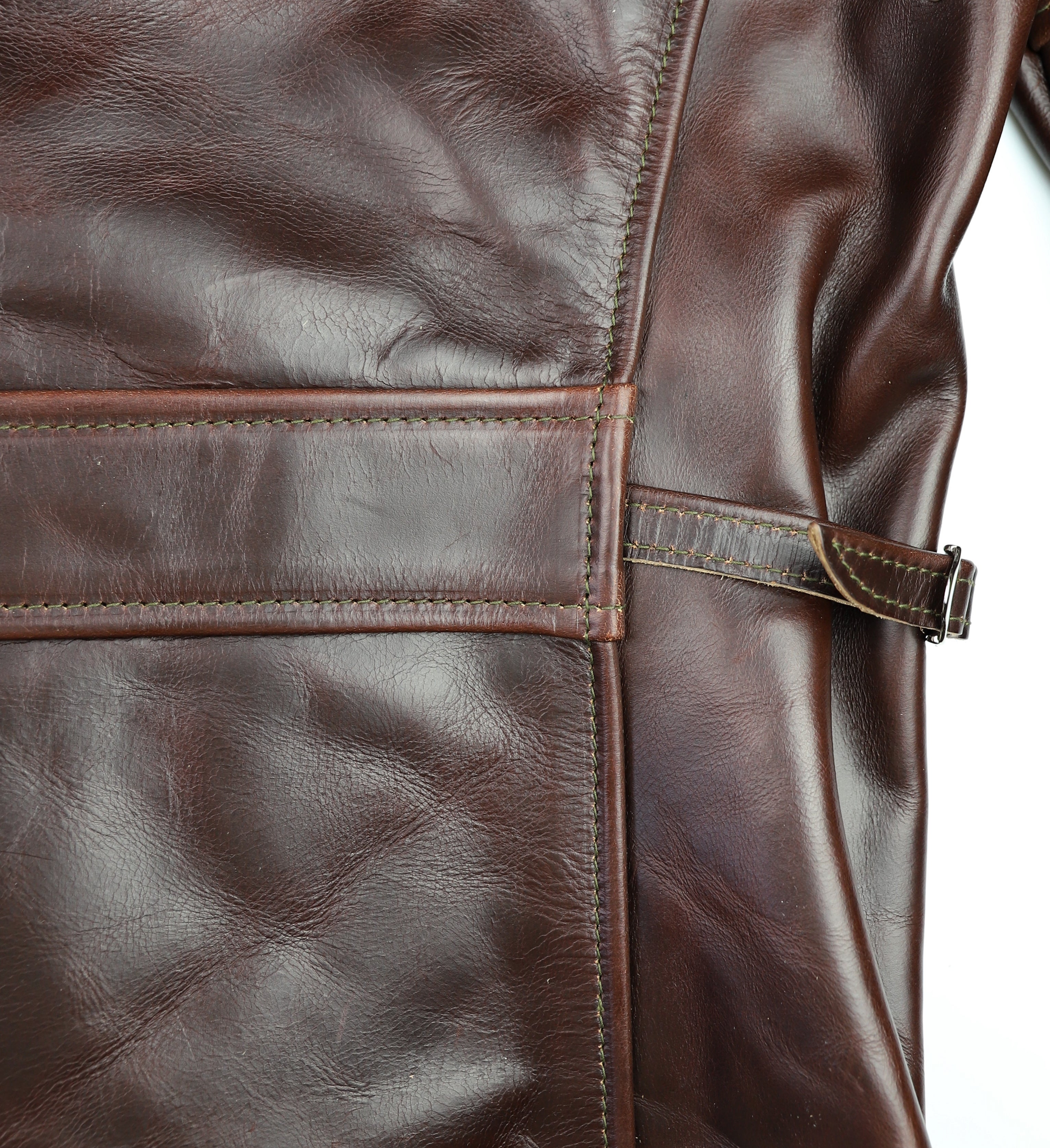 Aero 1930s Half Belt size 46 Brown CXL Steerhide