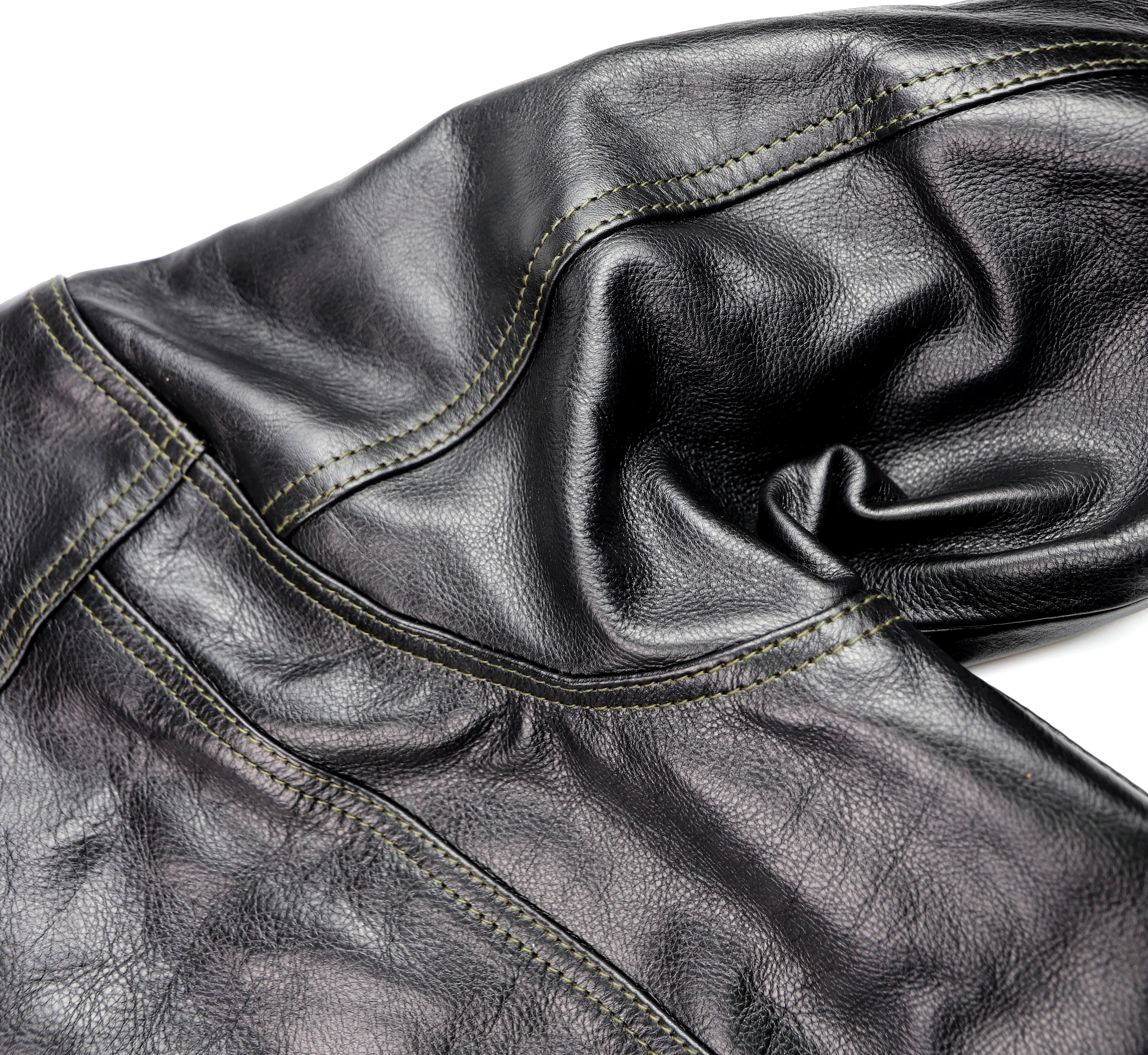 Aero 557XX Type 3 Jean Jacket, size 42, Blackened Brown Vicenza Horsehide