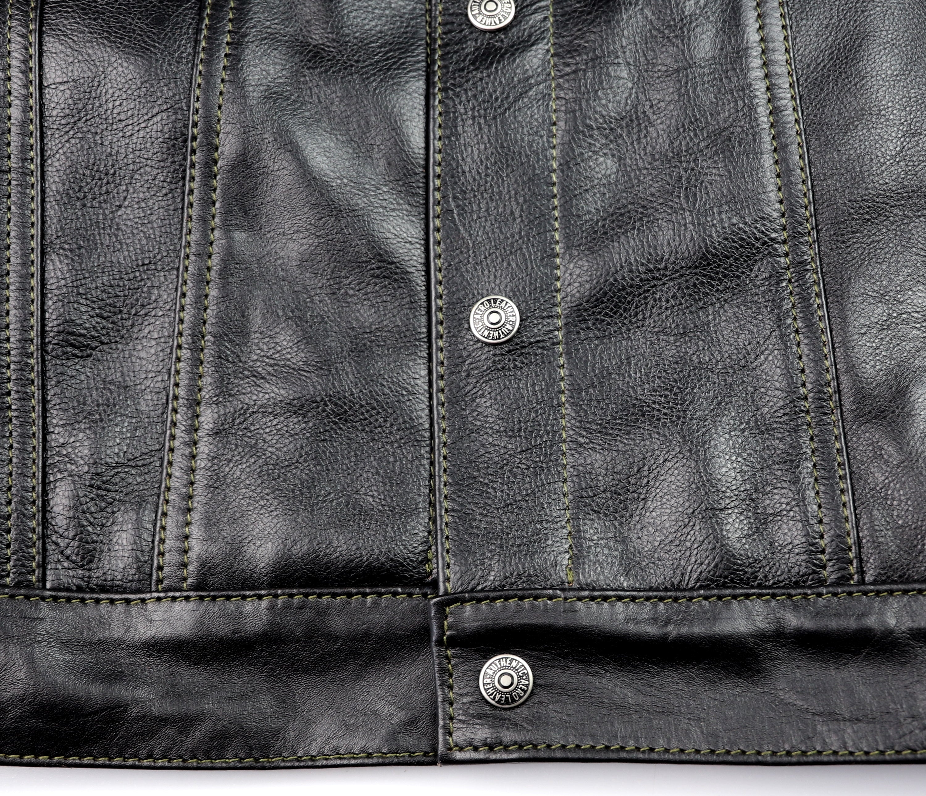 Aero 557XX Type 3 Jean Jacket, size 40, Blackened Brown Vicenza Horsehide