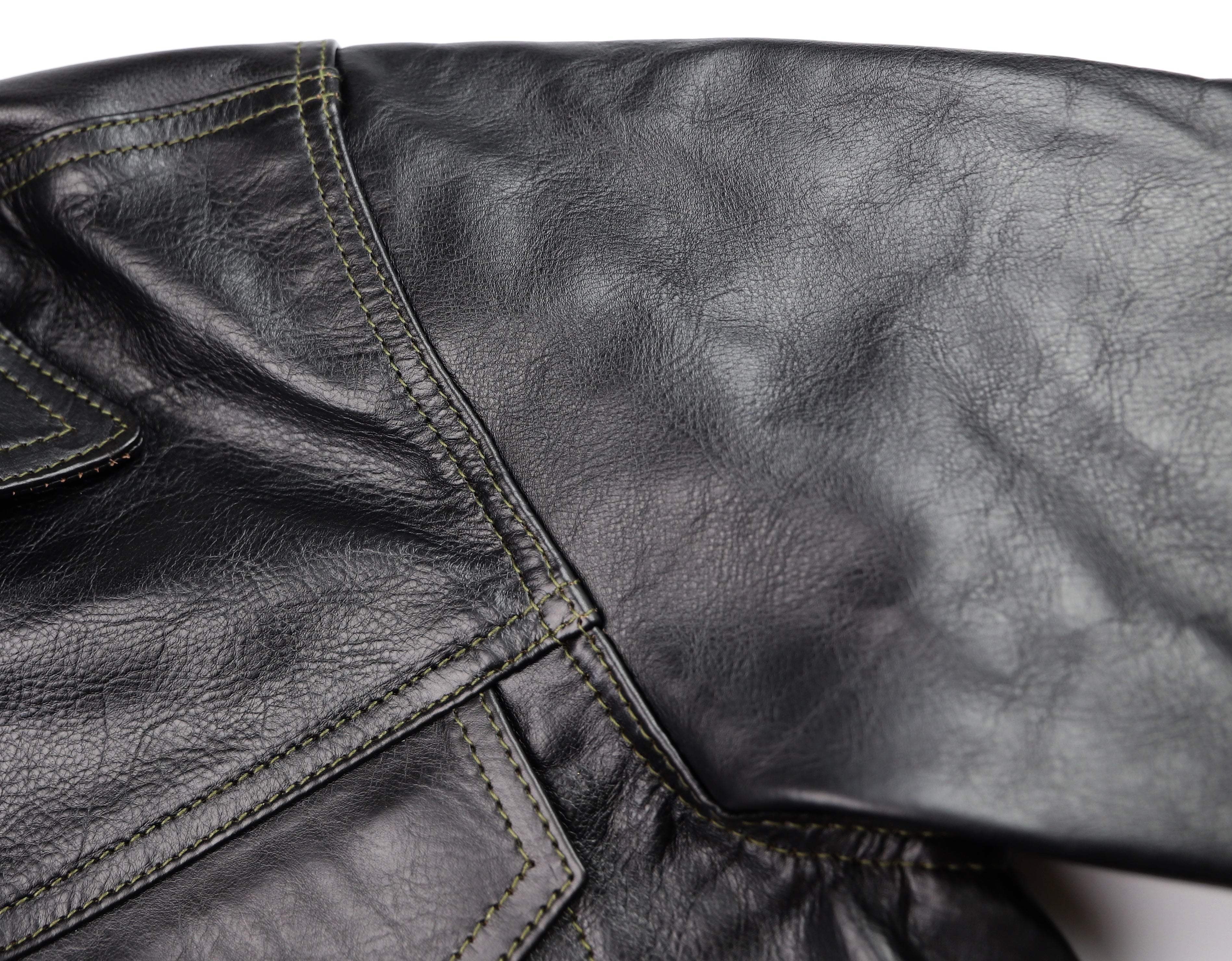Aero 557XX Type 3 Jean Jacket, size 40, Blackened Brown Vicenza Horsehide