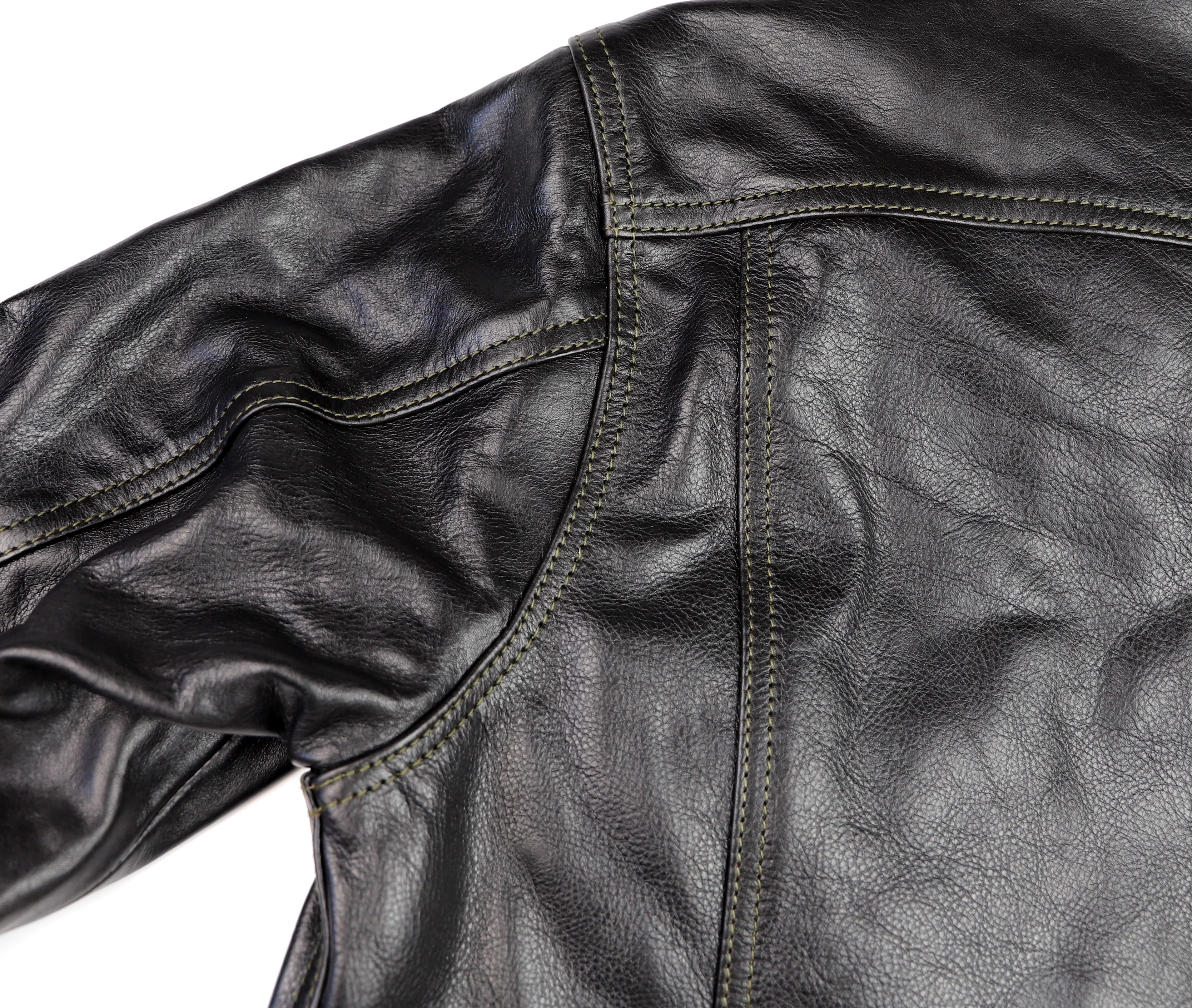 Aero 557XX Type 3 Jean Jacket, size 38, Blackened Brown Vicenza Horsehide