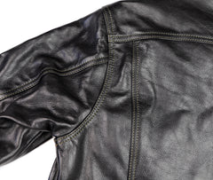Aero 557XX Type 3 Jean Jacket, size 38, Blackened Brown Vicenza Horsehide
