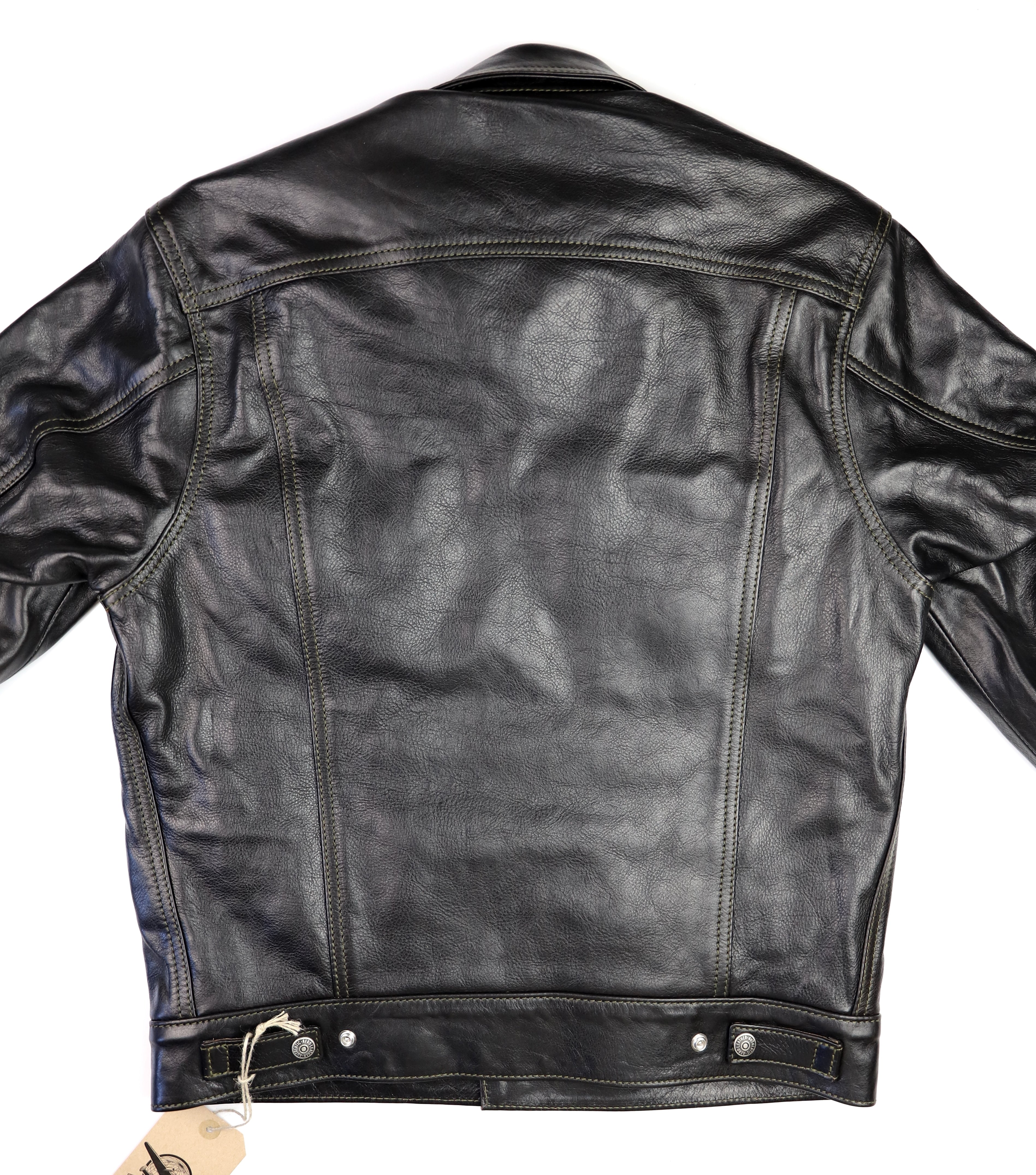 Aero 557XX Type 3 Jean Jacket, size 38, Blackened Brown Vicenza Horsehide