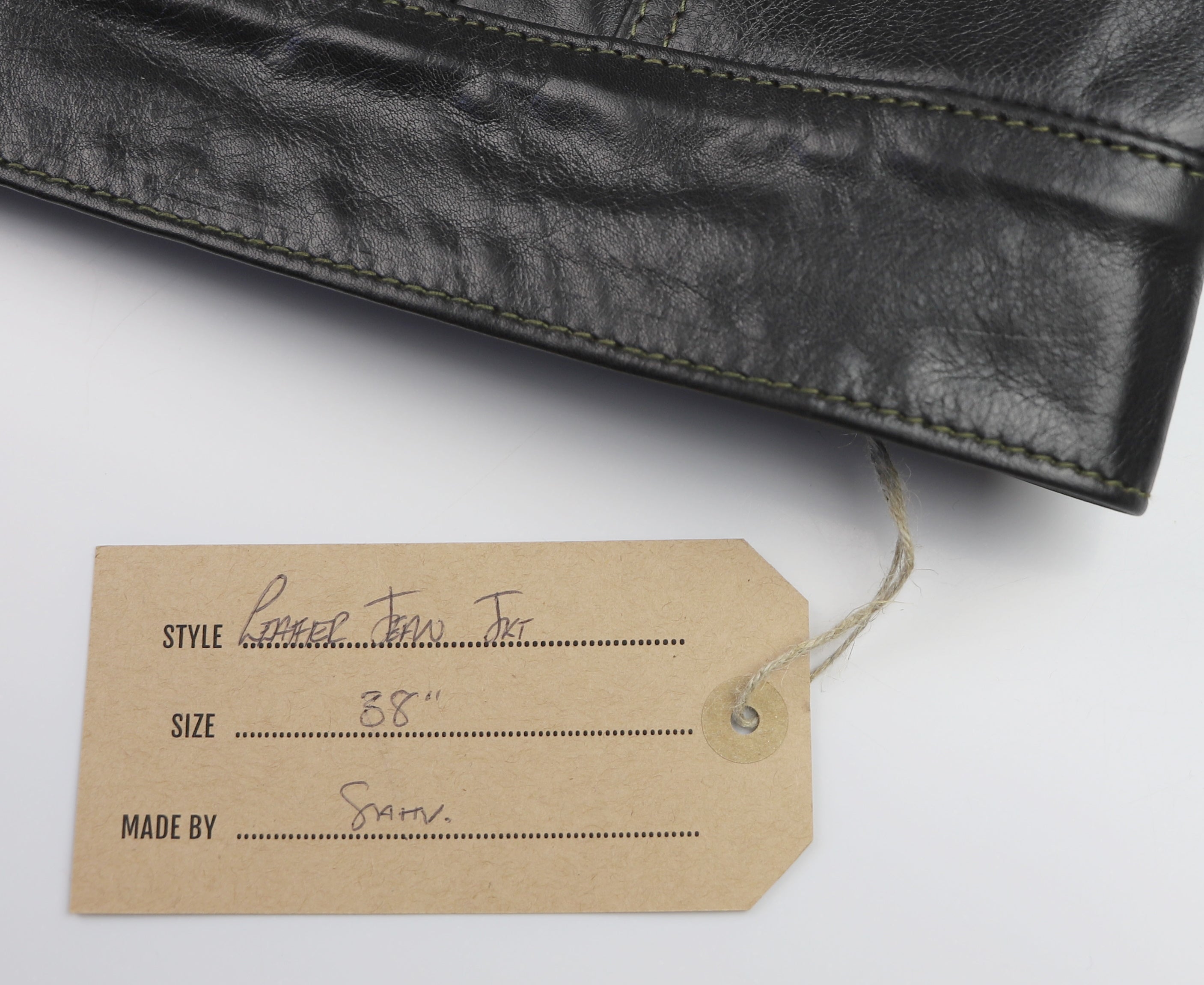Aero 557XX Type 3 Jean Jacket, size 38, Blackened Brown Vicenza Horsehide
