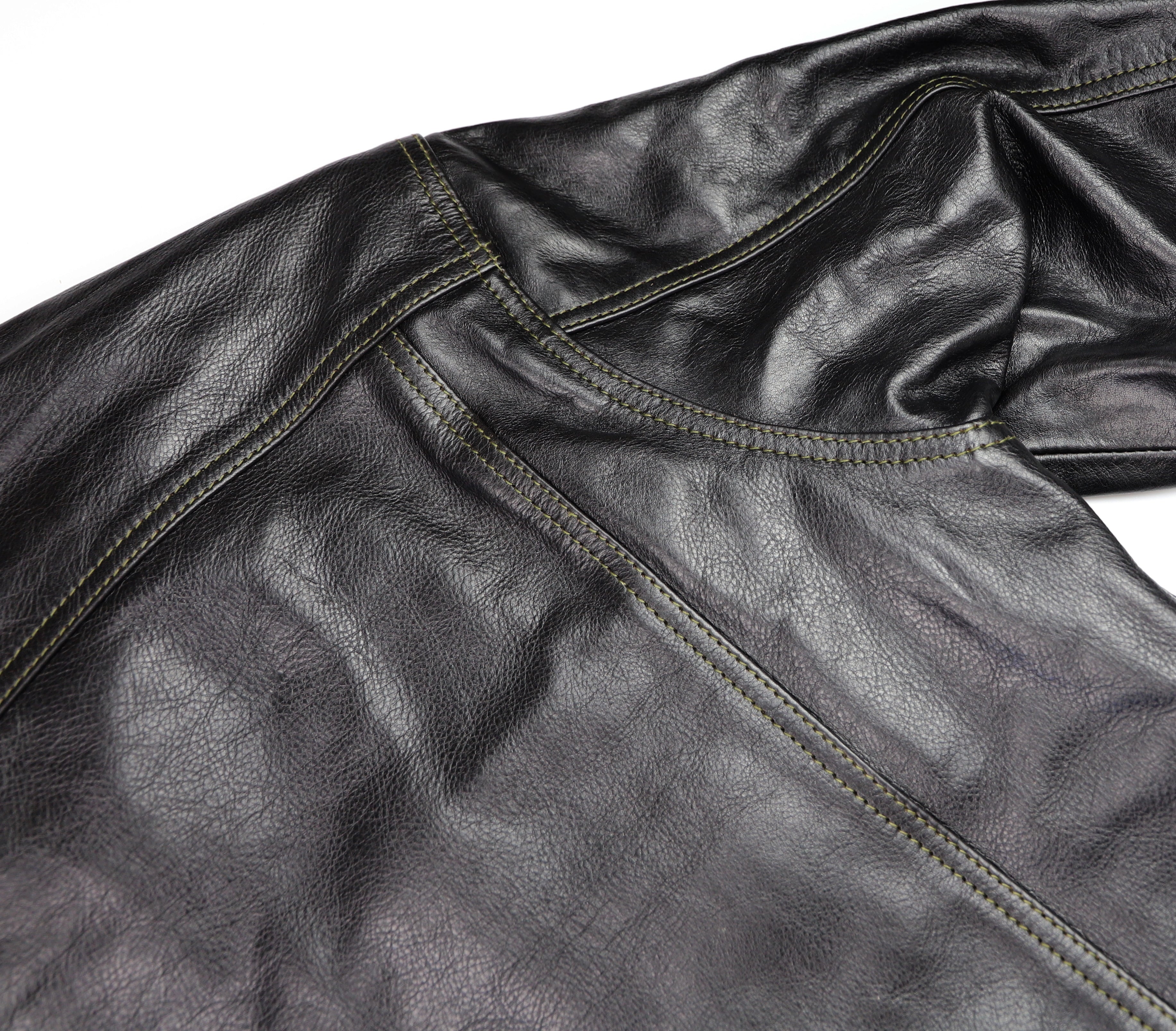 Aero 557XX Type 3 Jean Jacket, size 38, Blackened Brown Vicenza Horsehide