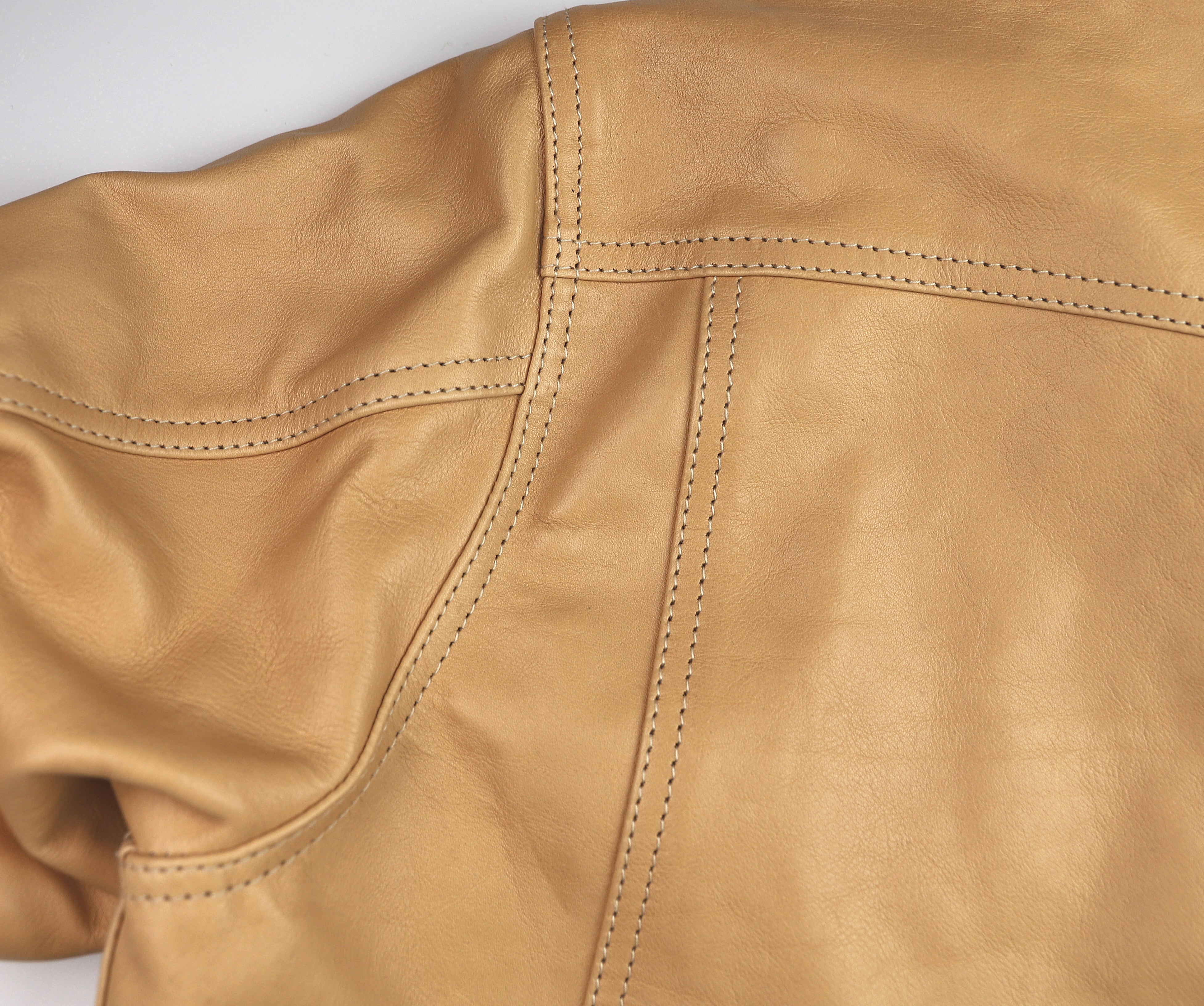 Aero 557XX Type 3 Jean Jacket, size 40, Natural Vicenza Horsehide
