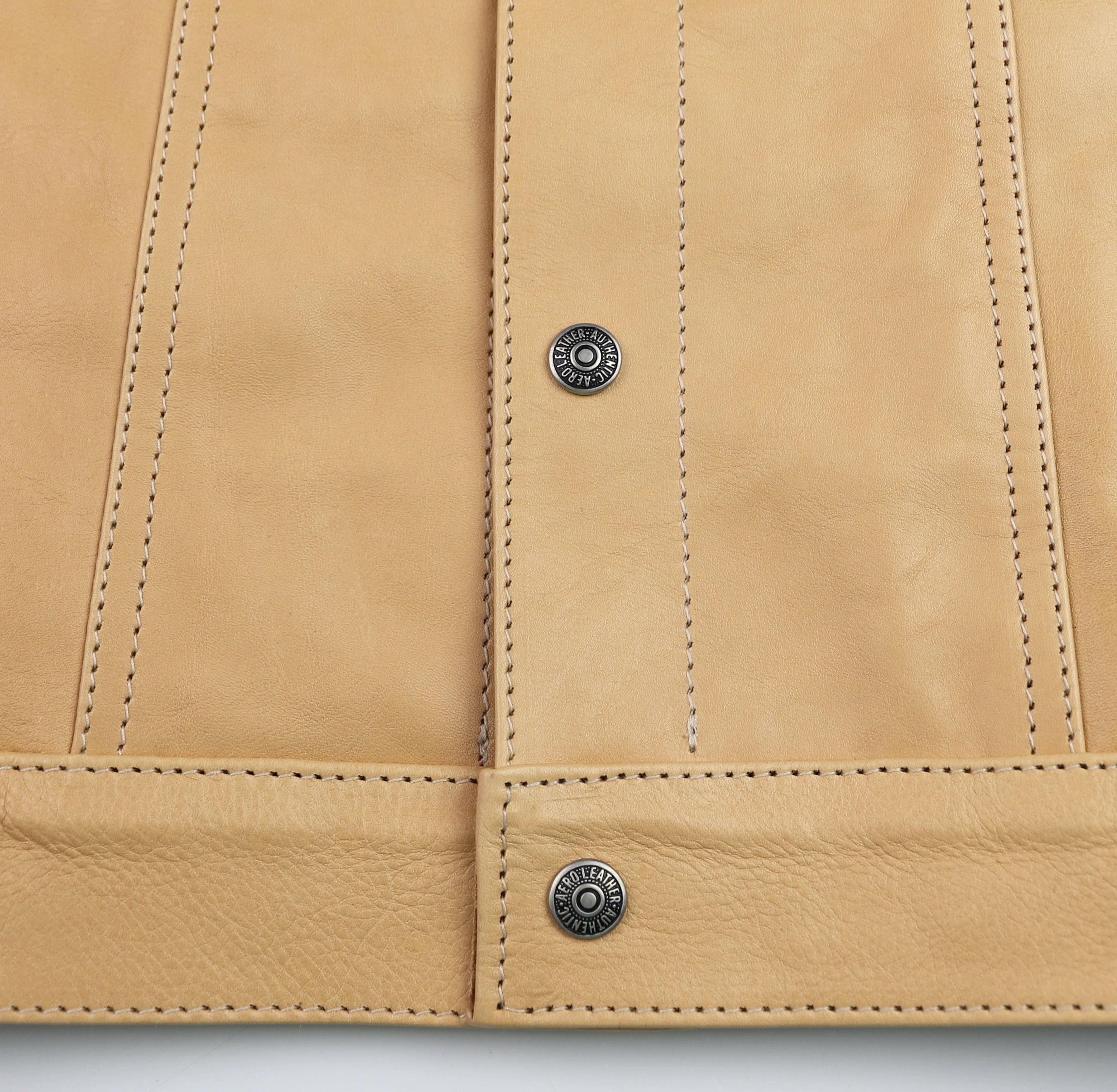 Aero 557XX Type 3 Jean Jacket, size 42, Natural Vicenza Horsehide