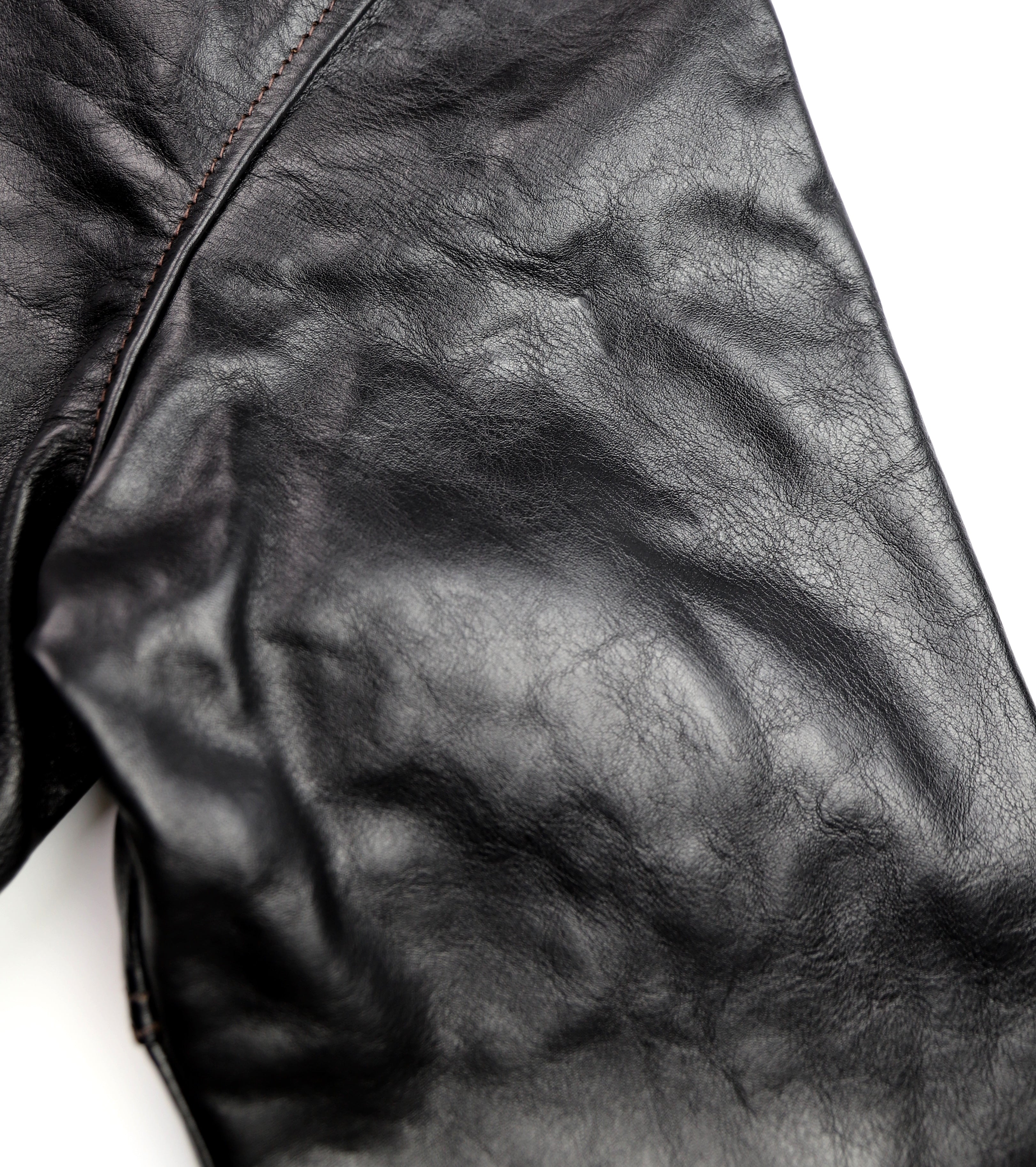 Aero A-1 Military Flight Jacket, size 44, Blackened Brown Vicenza Horsehide