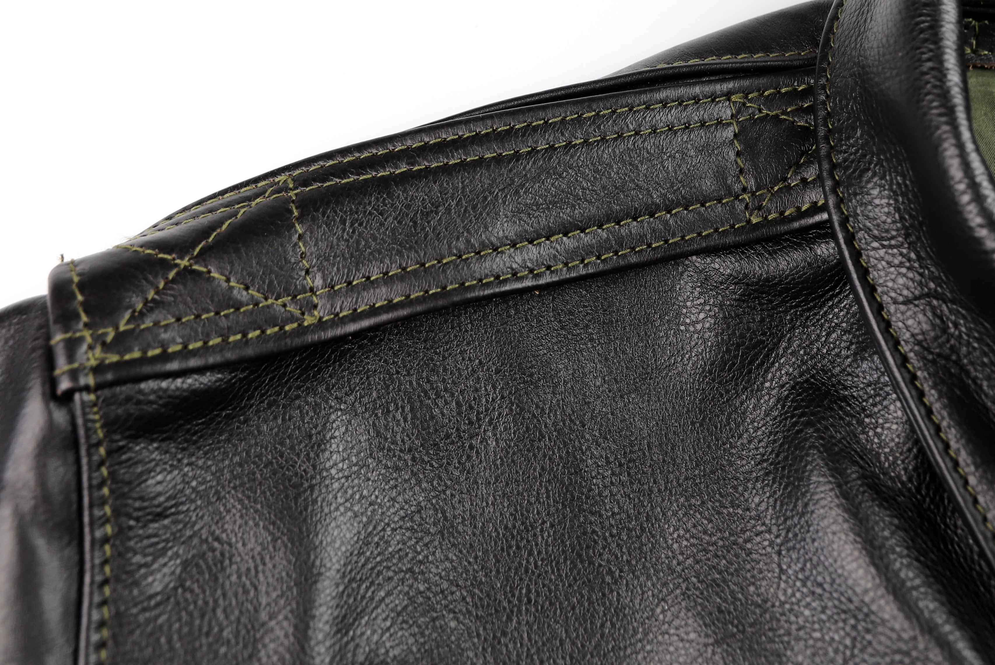 Aero A-2 Military Flight Jacket, size 48, Blackened Brown Vicenza Horsehide