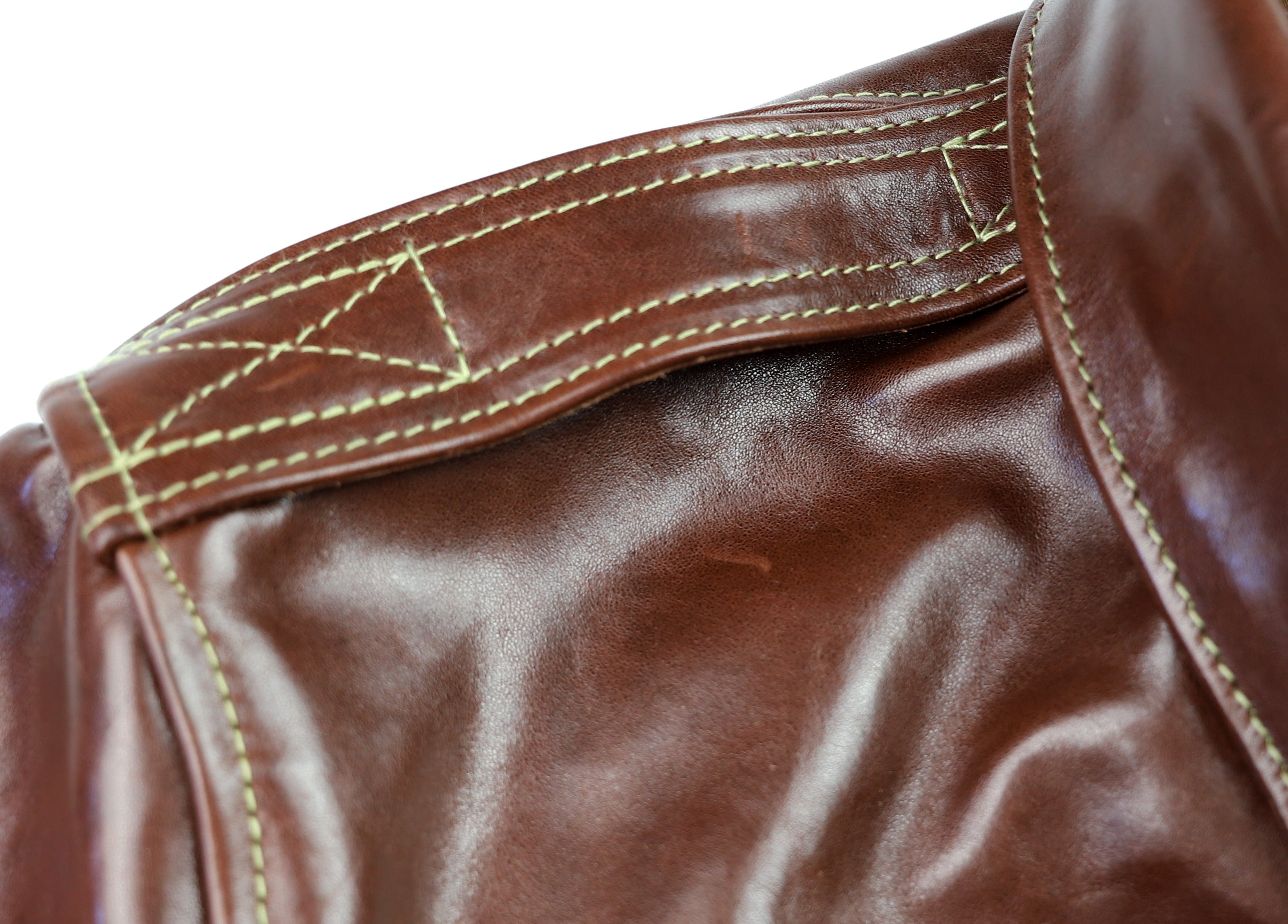 Aero A-2 Military Flight Jacket, size 42, Tobacco Badalassi Cowhide