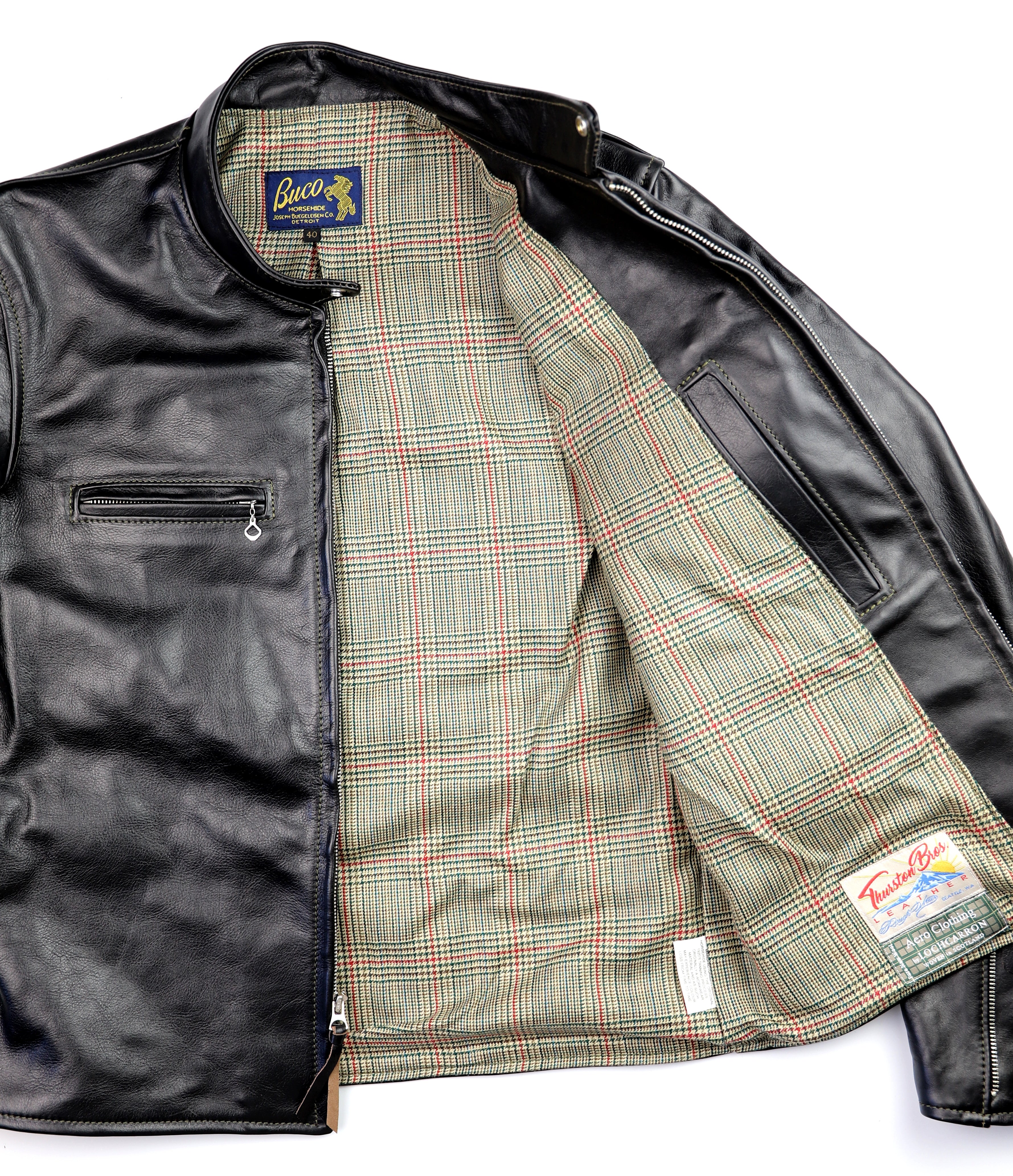Aero Board Racer, size 40, Blackened Brown Vicenza Horsehide