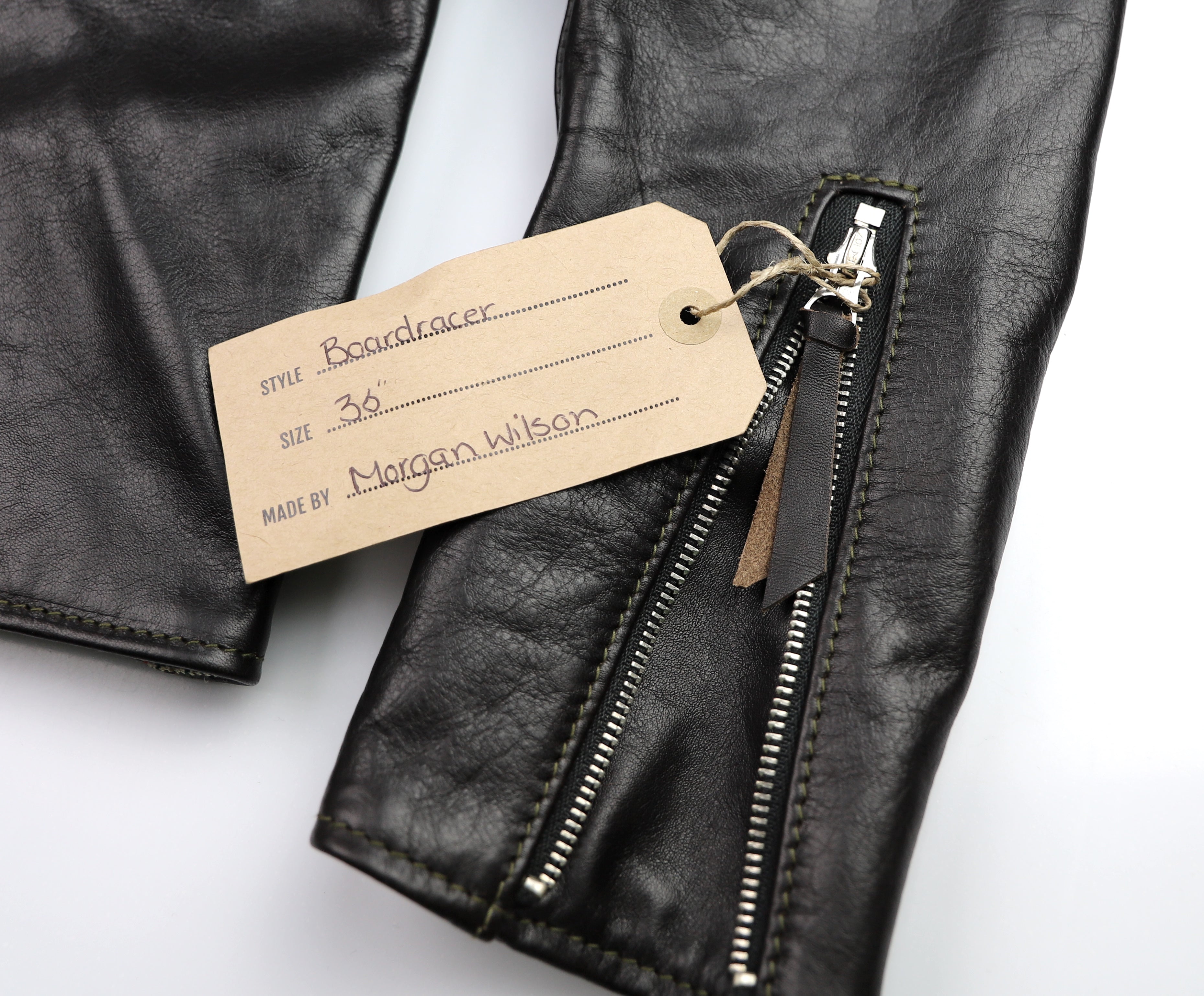 Aero Board Racer, size 36, Blackened Brown Vicenza Horsehide