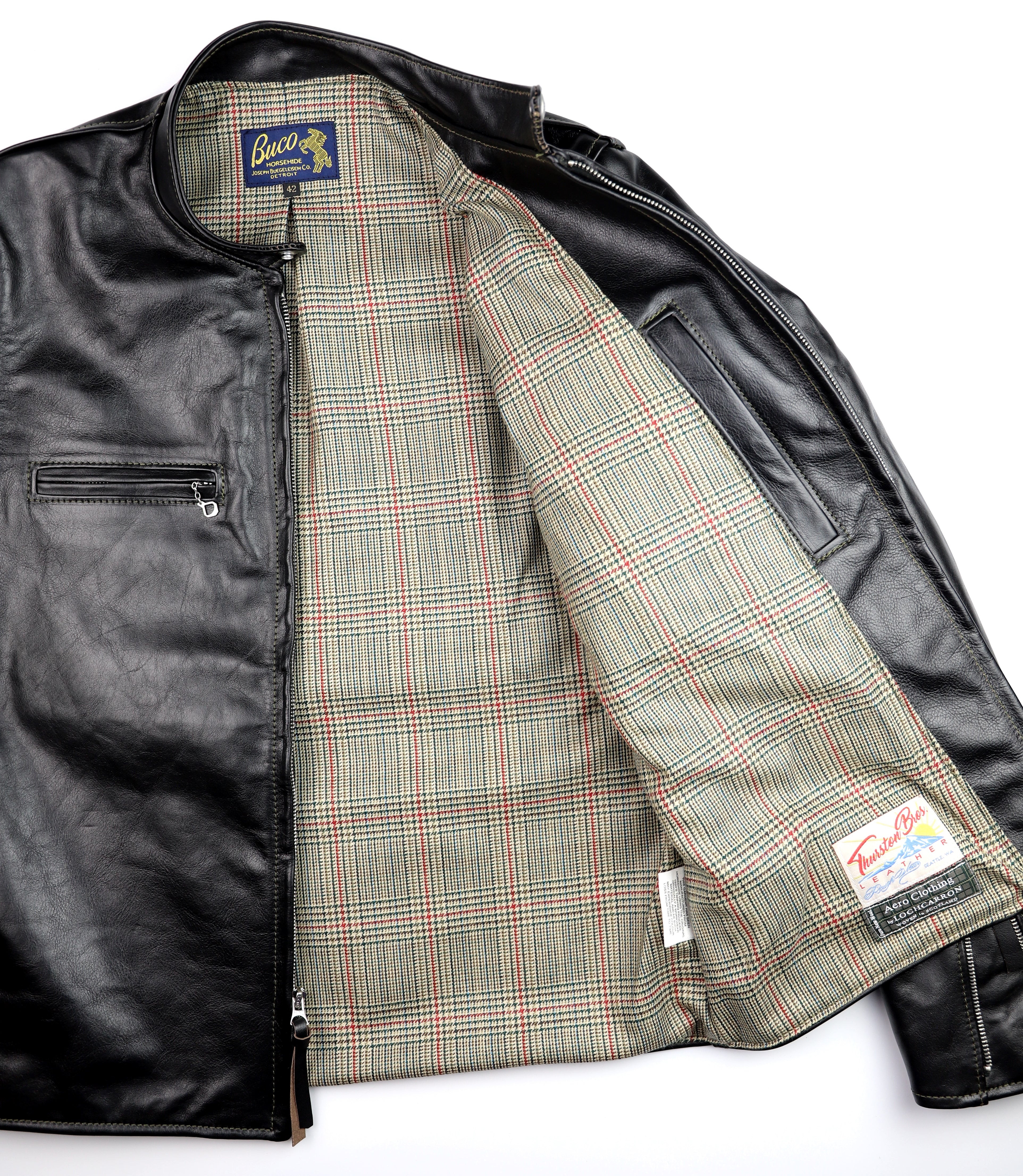 Aero Board Racer, size 42, Blackened Brown Vicenza Horsehide
