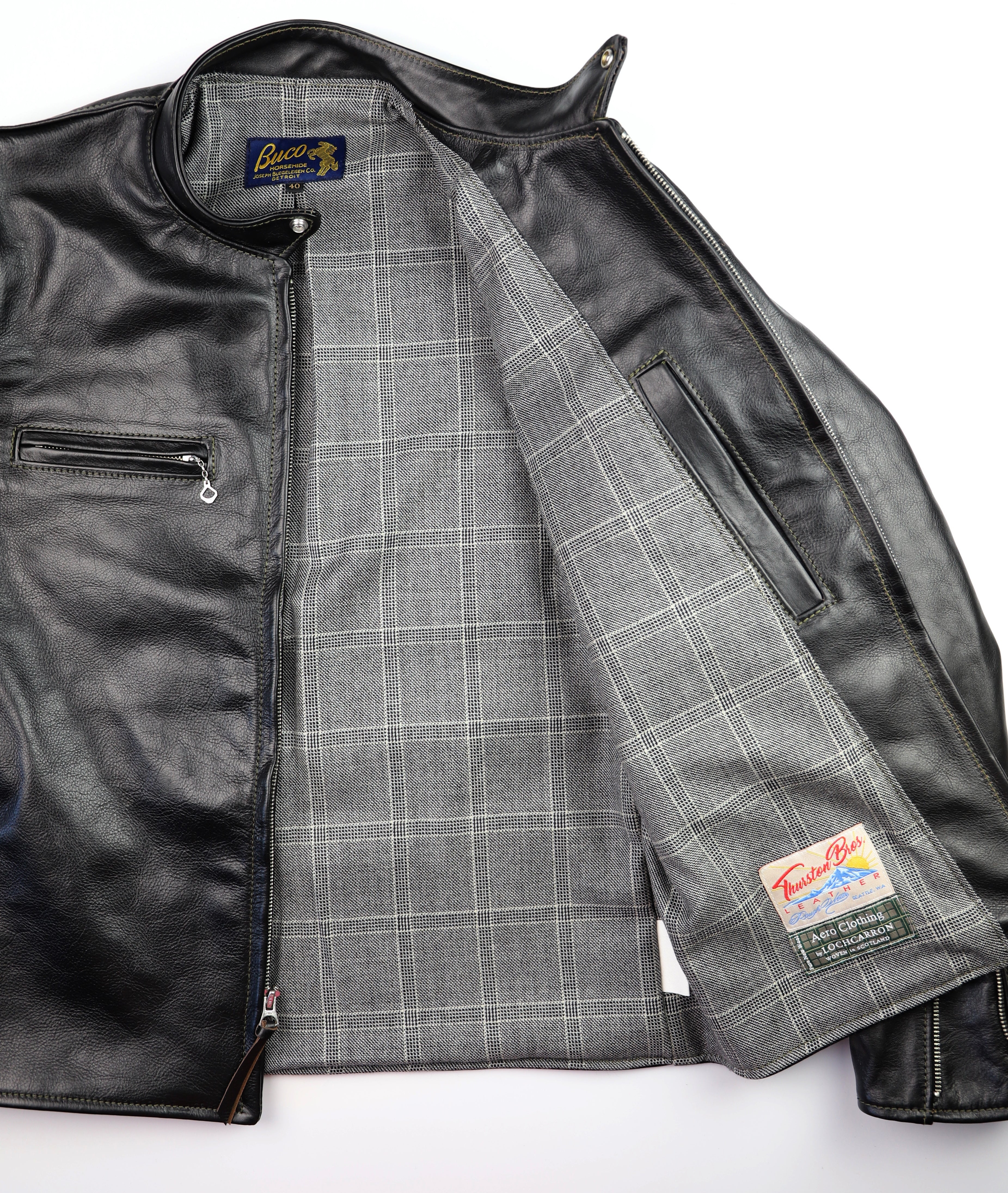 Aero Board Racer, size 40, Blackened Brown Vicenza Horsehide
