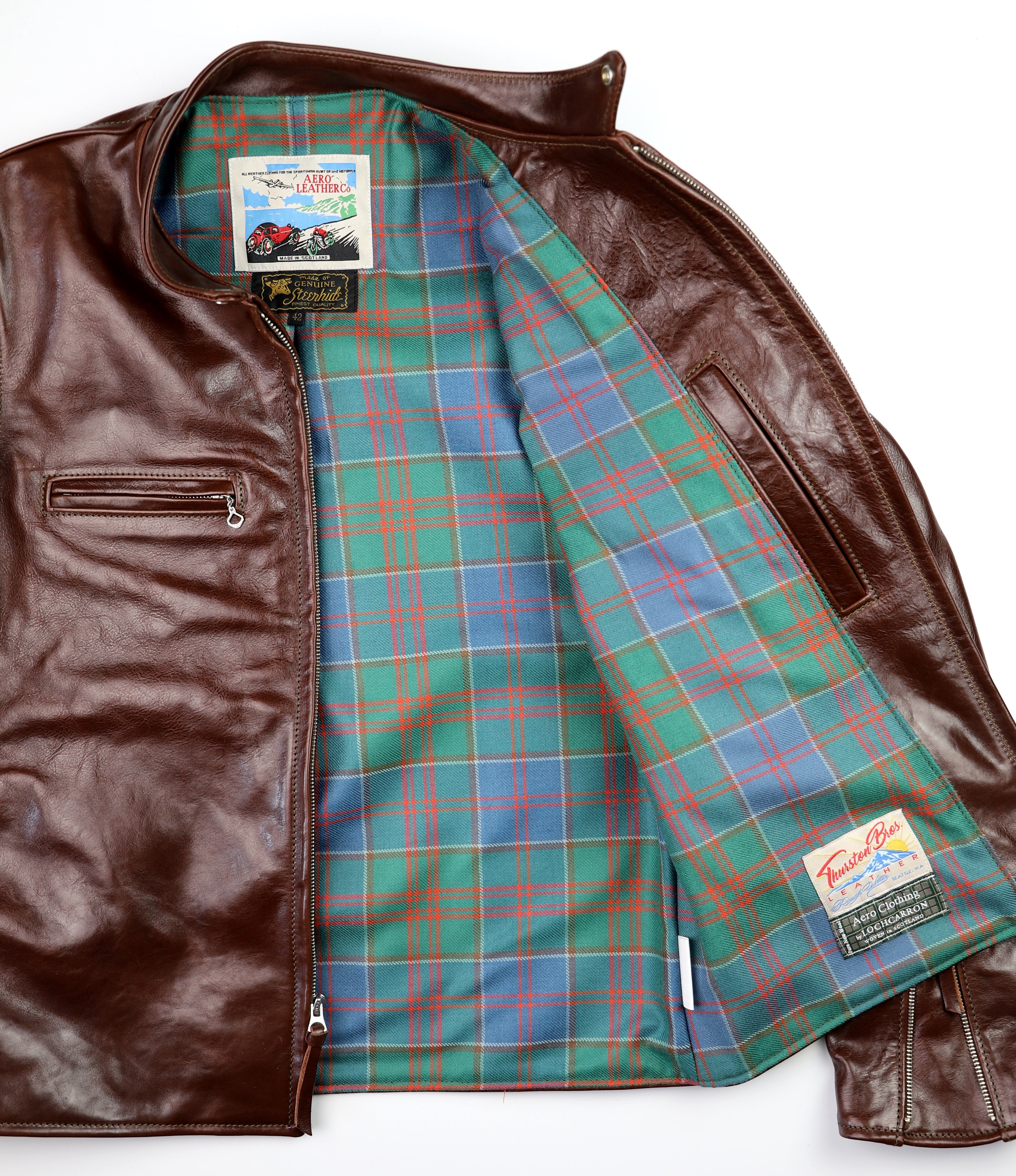 Aero Board Racer, size 42, Tobacco Badalassi Cowhide