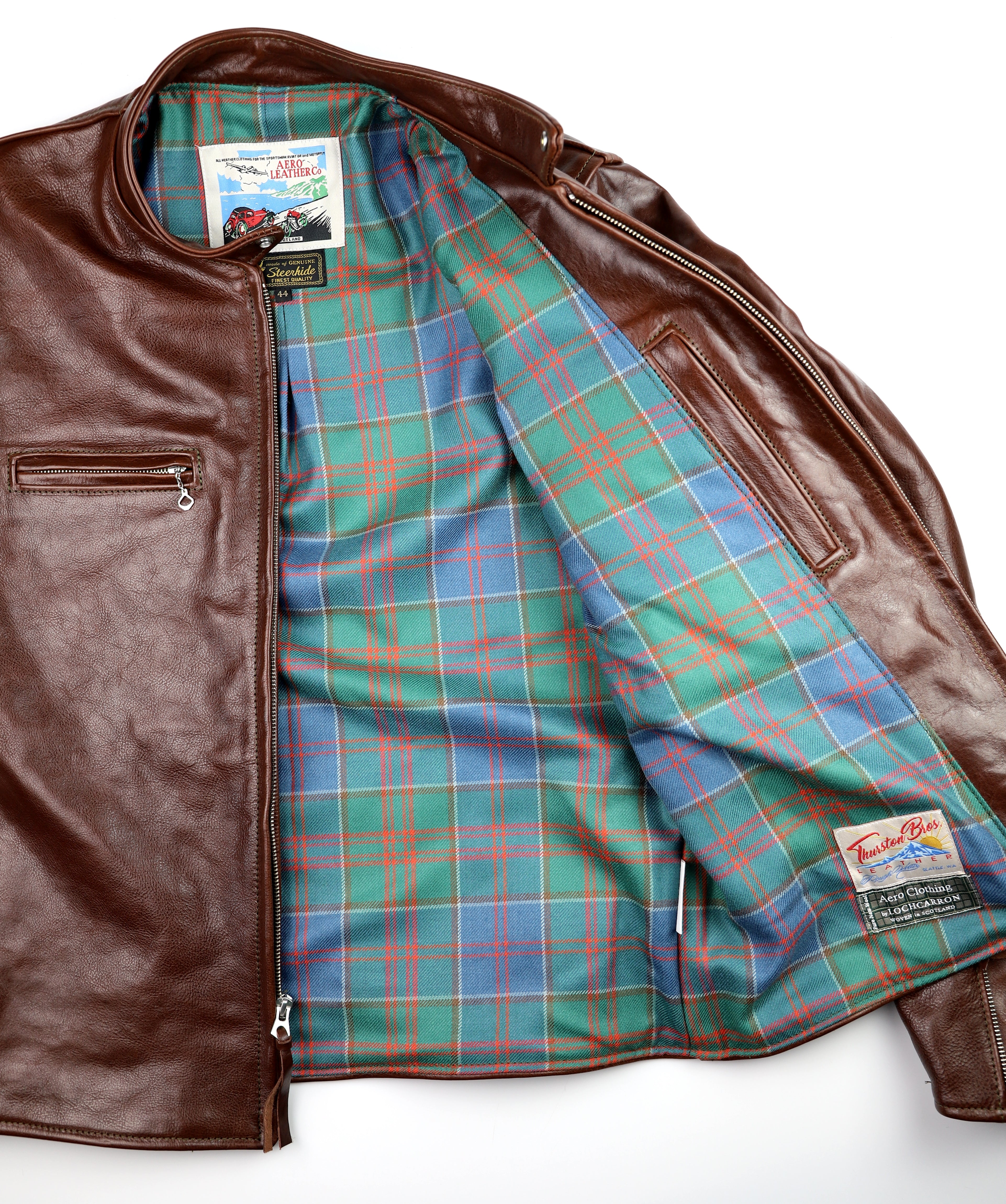 Aero Board Racer, size 44, Tobacco Badalassi Cowhide