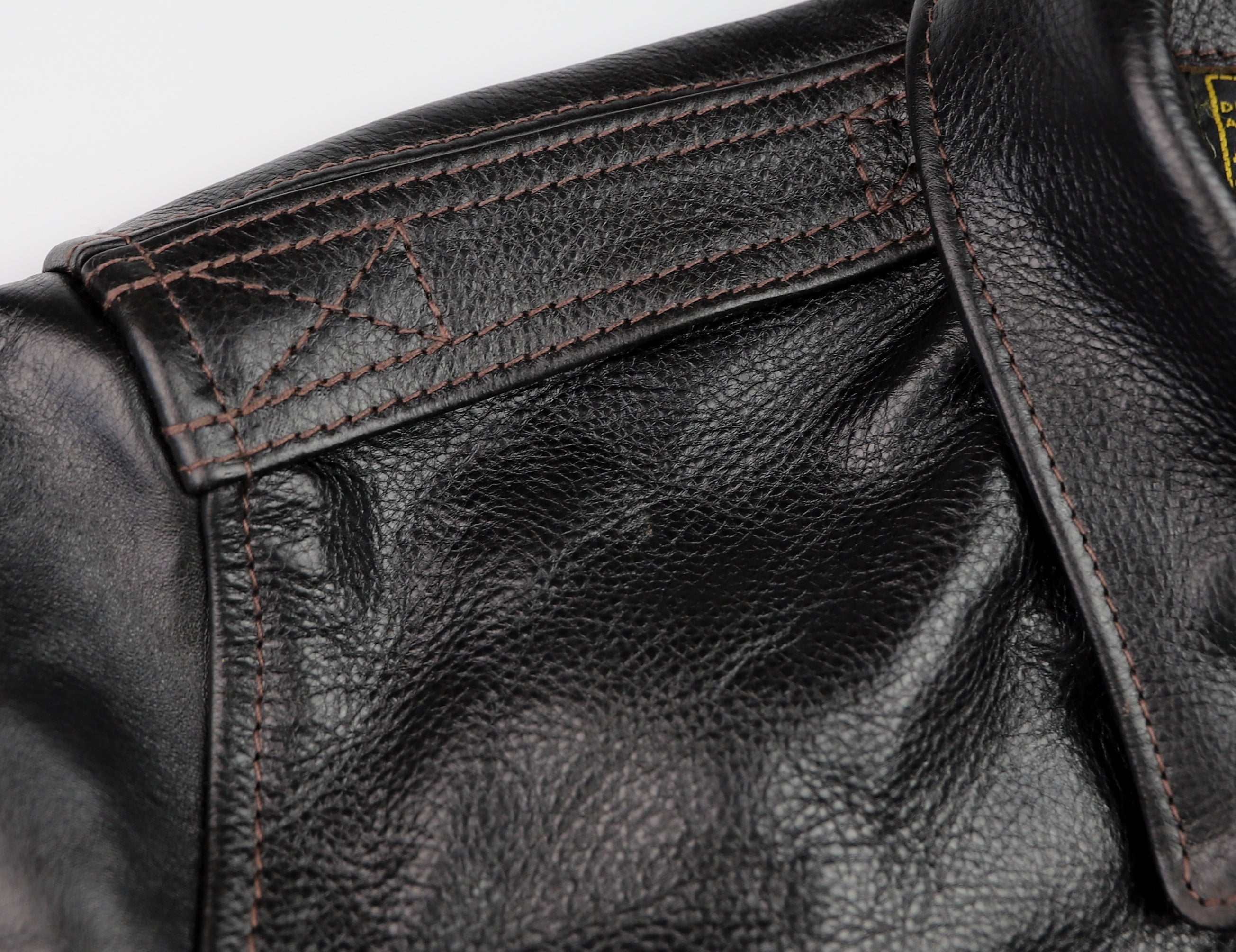 Aero A-2 Military Flight Jacket, size 38, Blackened Brown Vicenza Horsehide
