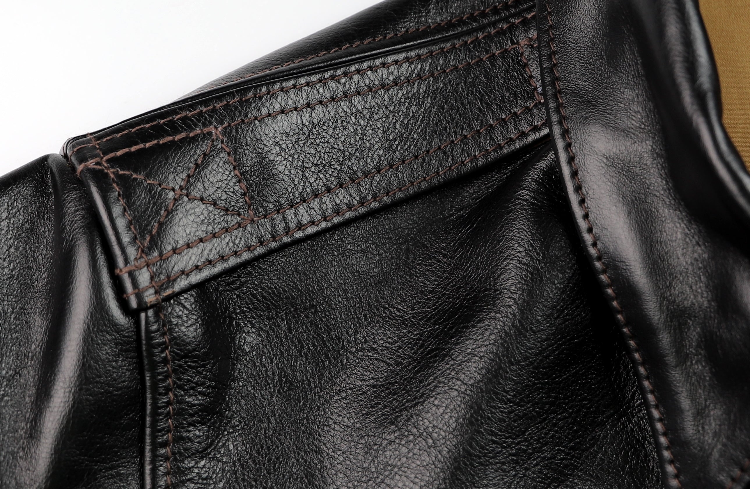 Aero A-2 Military Flight Jacket, size 40, Blackened Brown Vicenza Horsehide