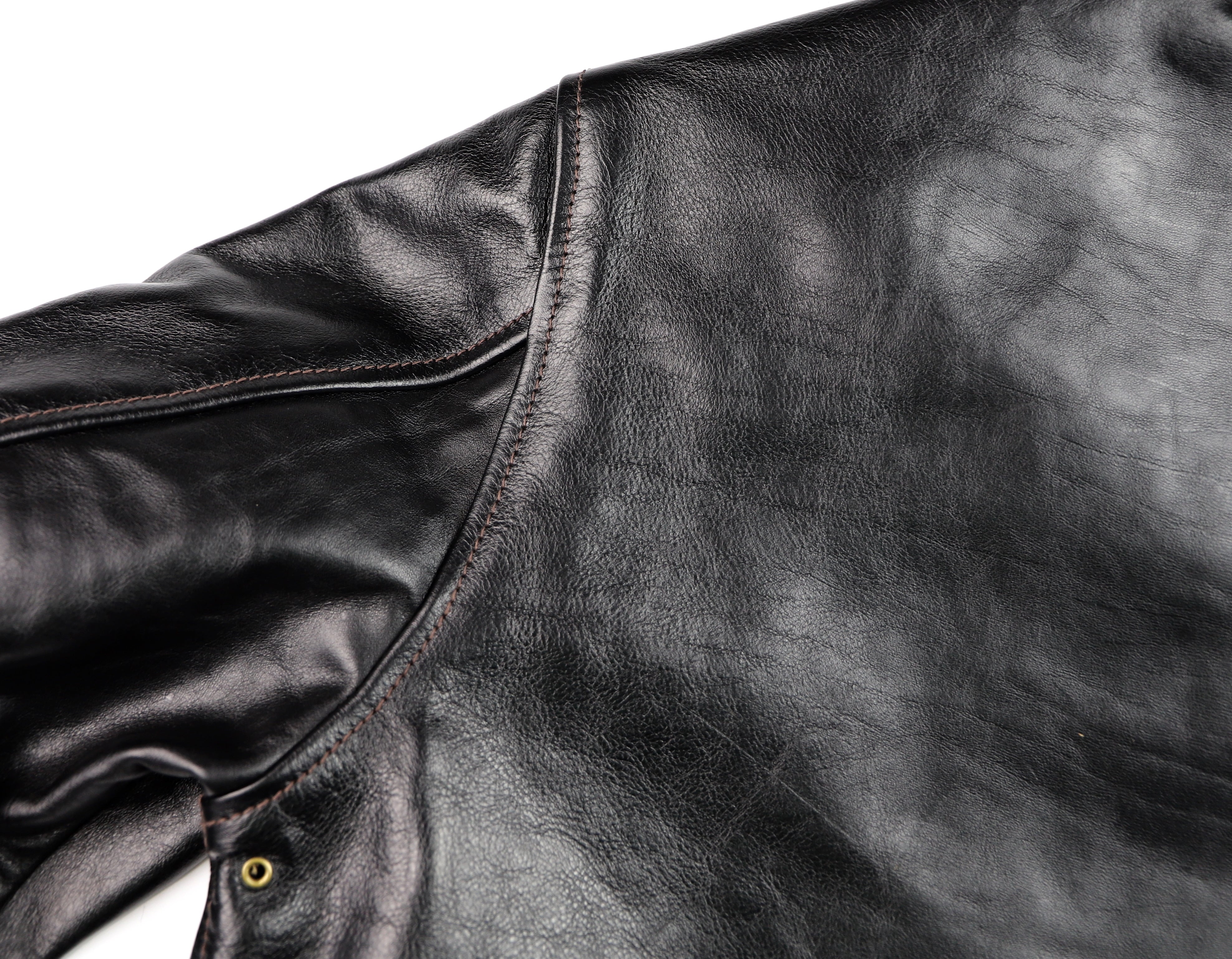 Aero A-2 Military Flight Jacket, size 40, Blackened Brown Vicenza Horsehide