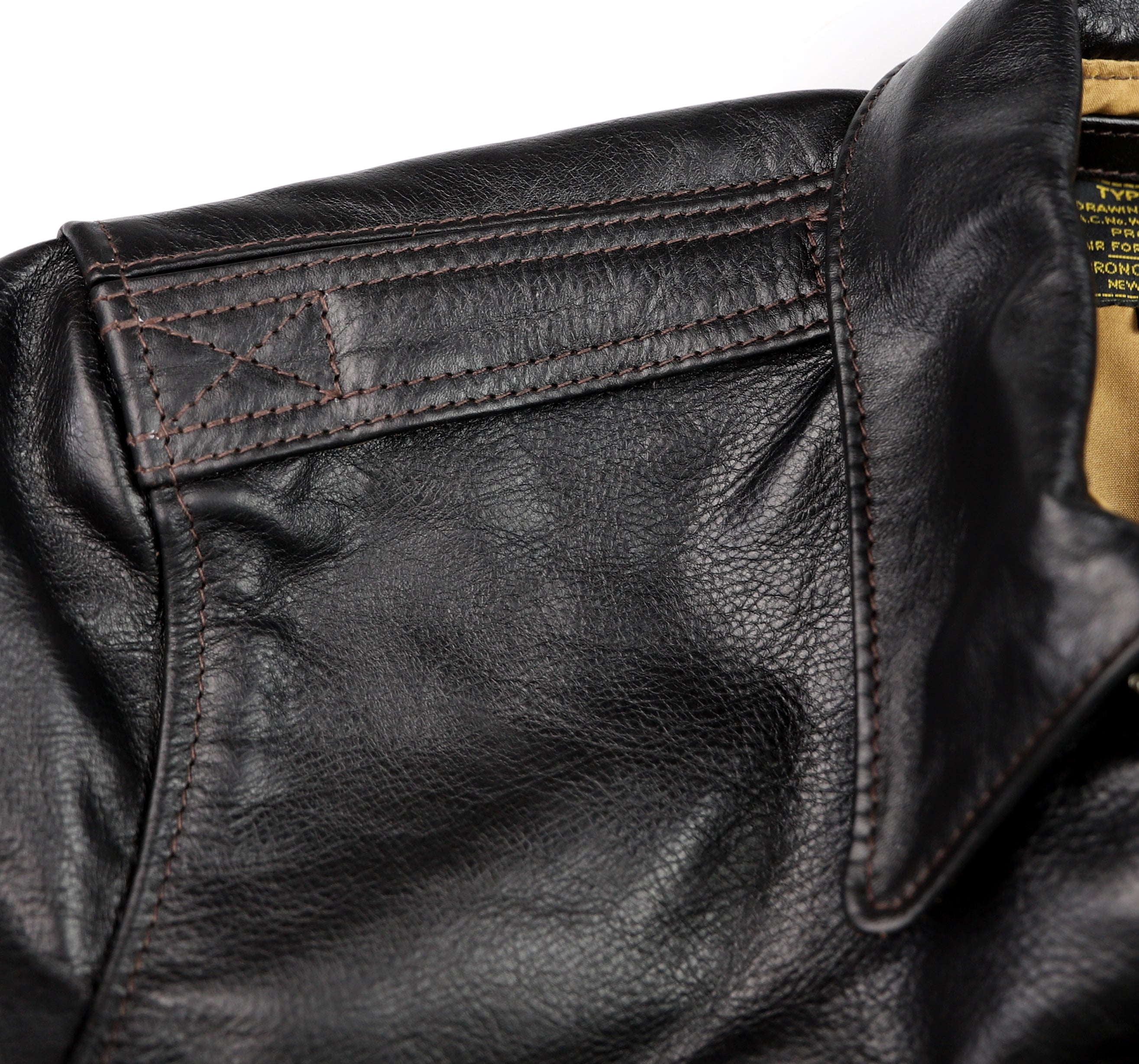 Aero A-2 Military Flight Jacket, size 40, Blackened Brown Vicenza Horsehide
