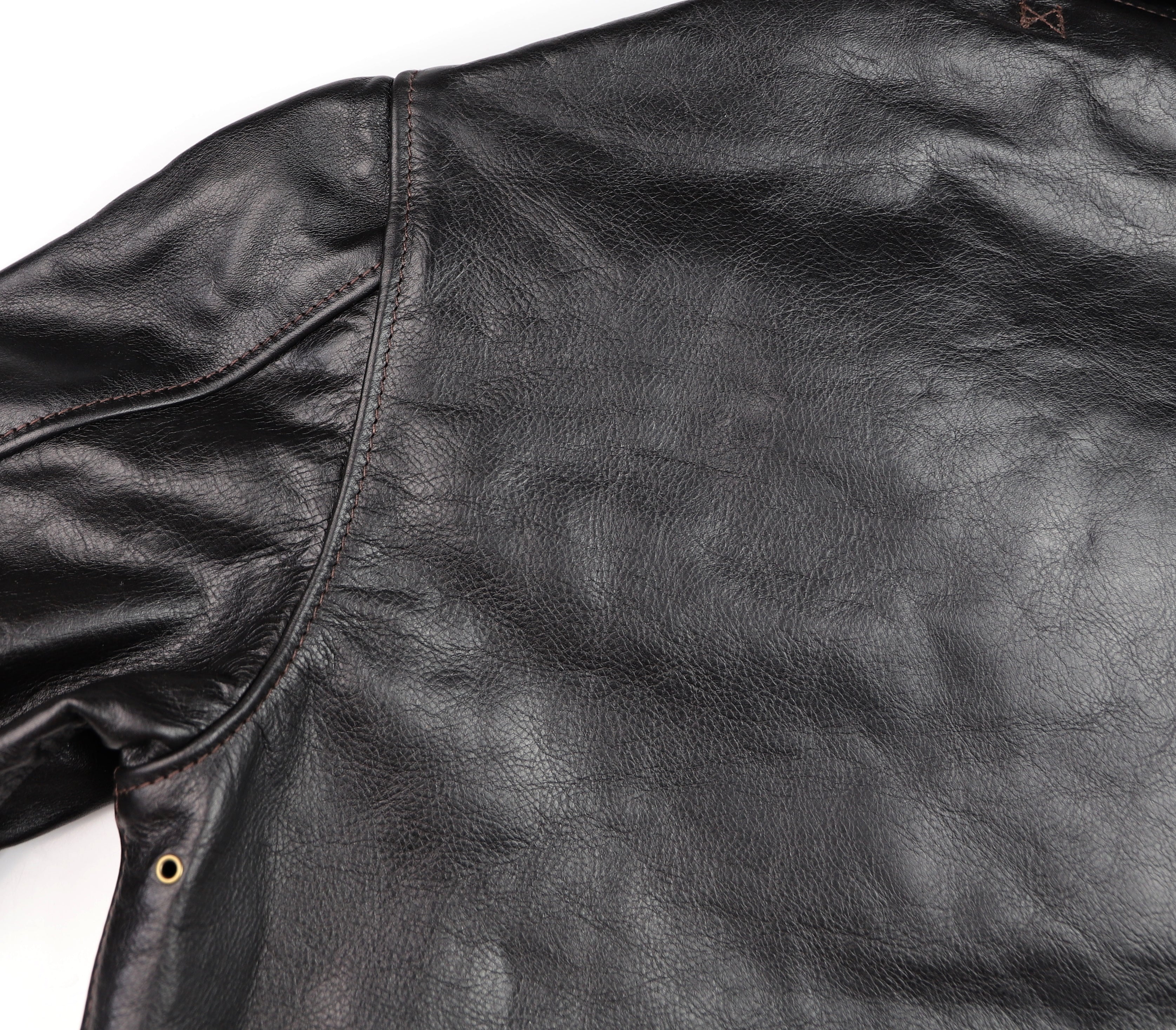 Aero A-2 Military Flight Jacket, size 40, Blackened Brown Vicenza Horsehide