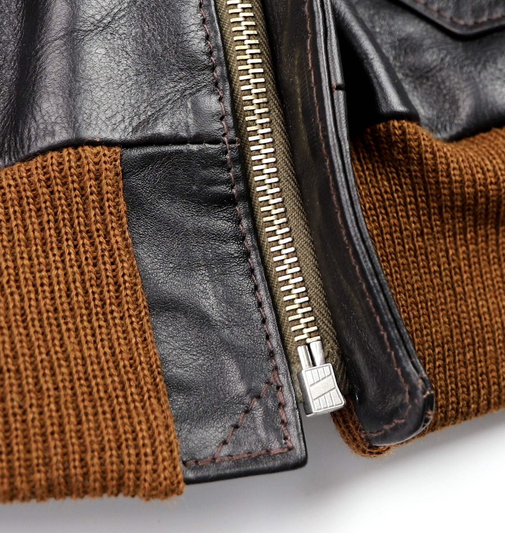 Aero A-2 Military Flight Jacket, size 40, Blackened Brown Vicenza Horsehide