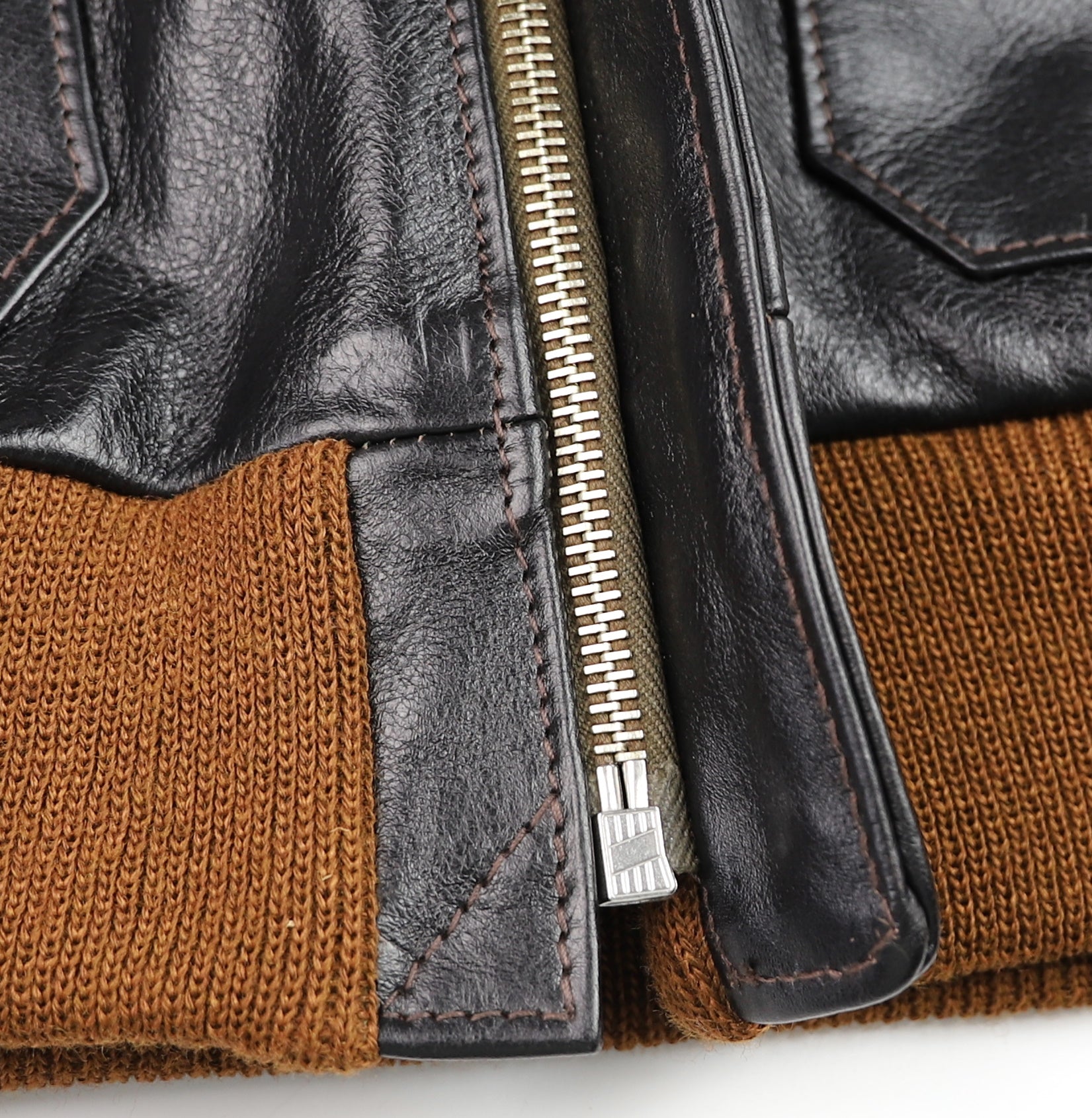 Aero A-2 Military Flight Jacket, size 44, Blackened Brown Vicenza