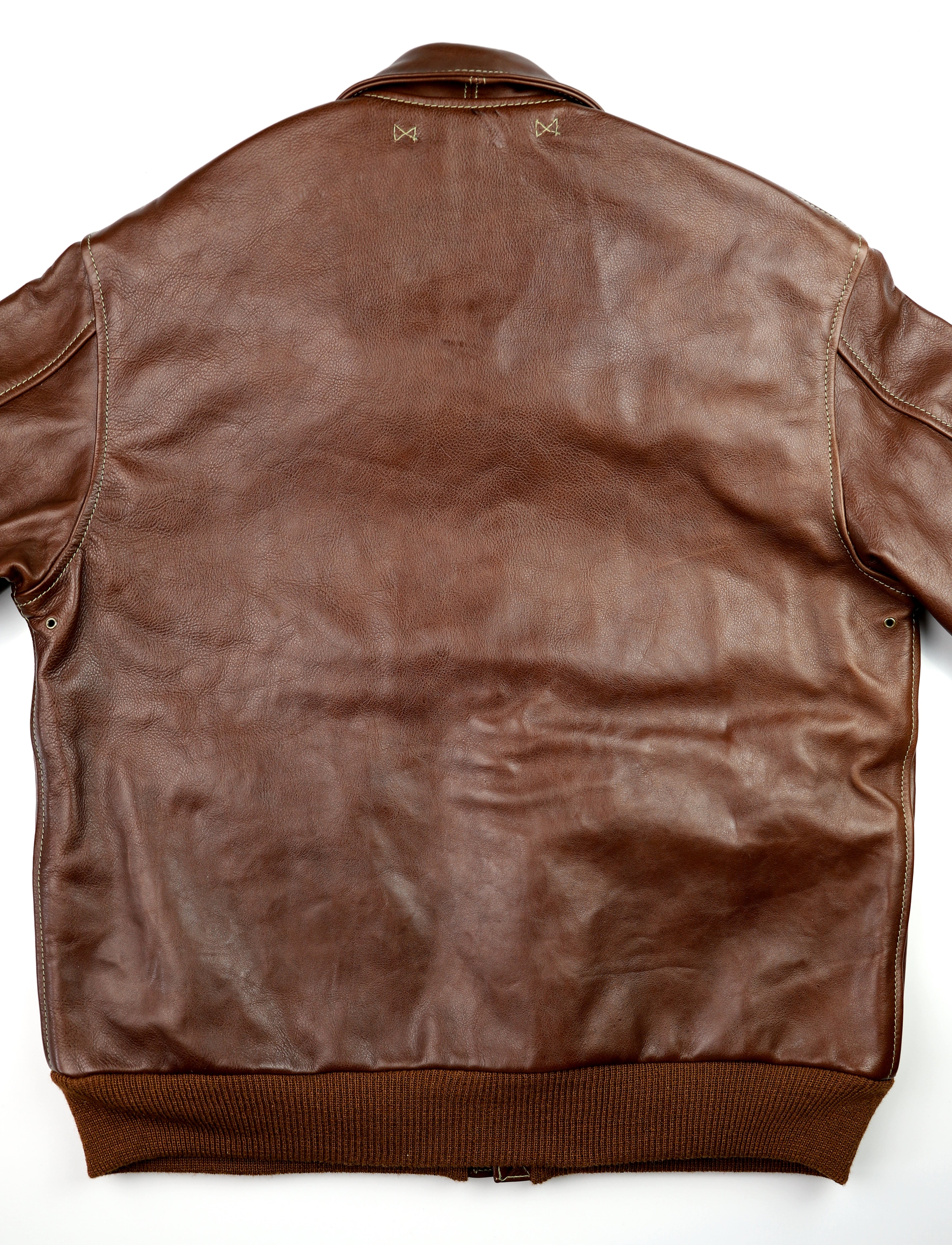 Aero A-2 Military Flight Jacket, size 44, Russet Vicenza Horsehide