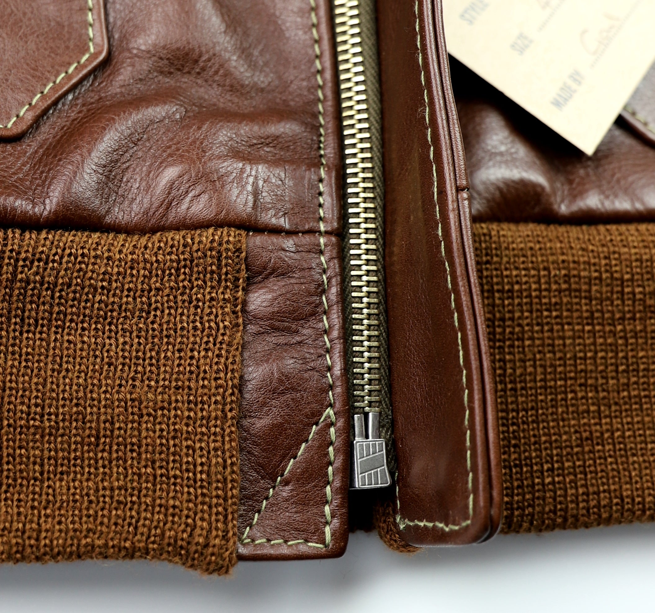 Aero A-2 Military Flight Jacket, size 44, Russet Vicenza Horsehide