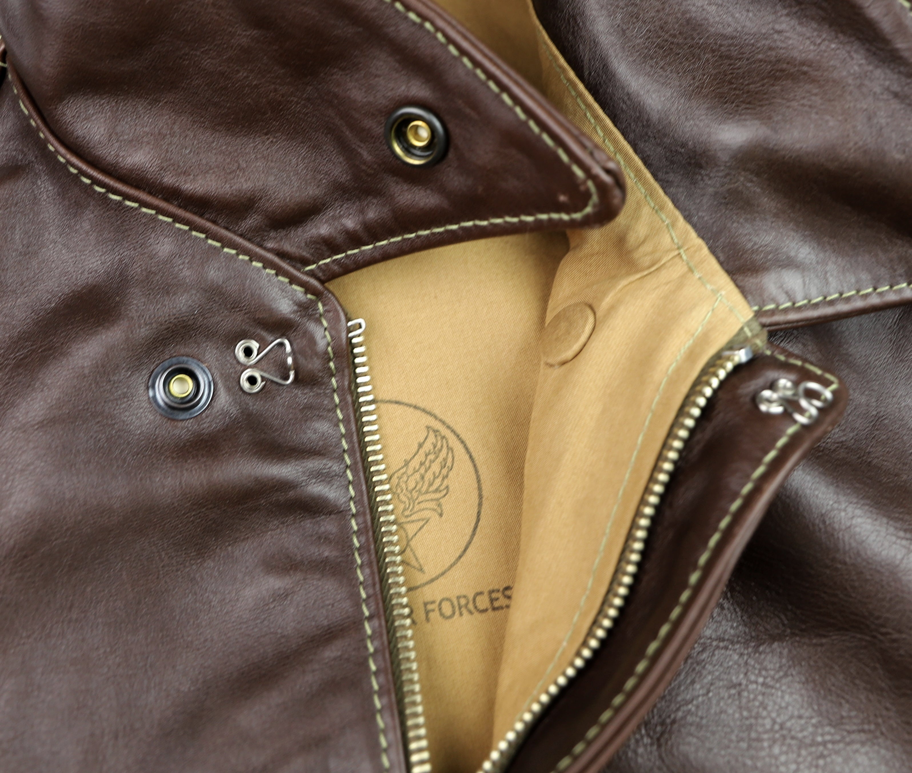 Aero A-2 Military Flight Jacket, size 44, Seal Vicenza Horsehide