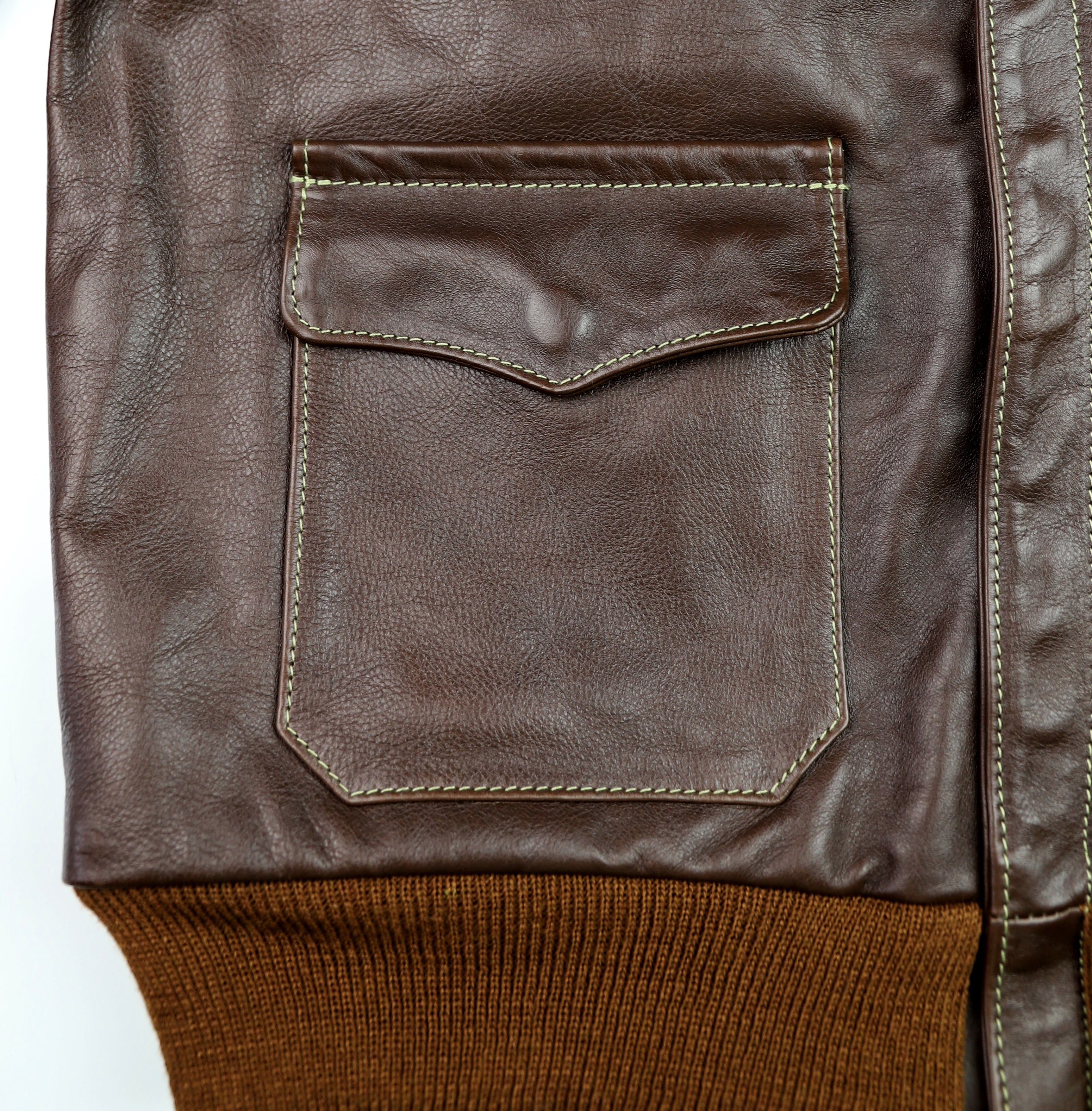 Aero A-2 Military Flight Jacket, size 44, Seal Vicenza Horsehide
