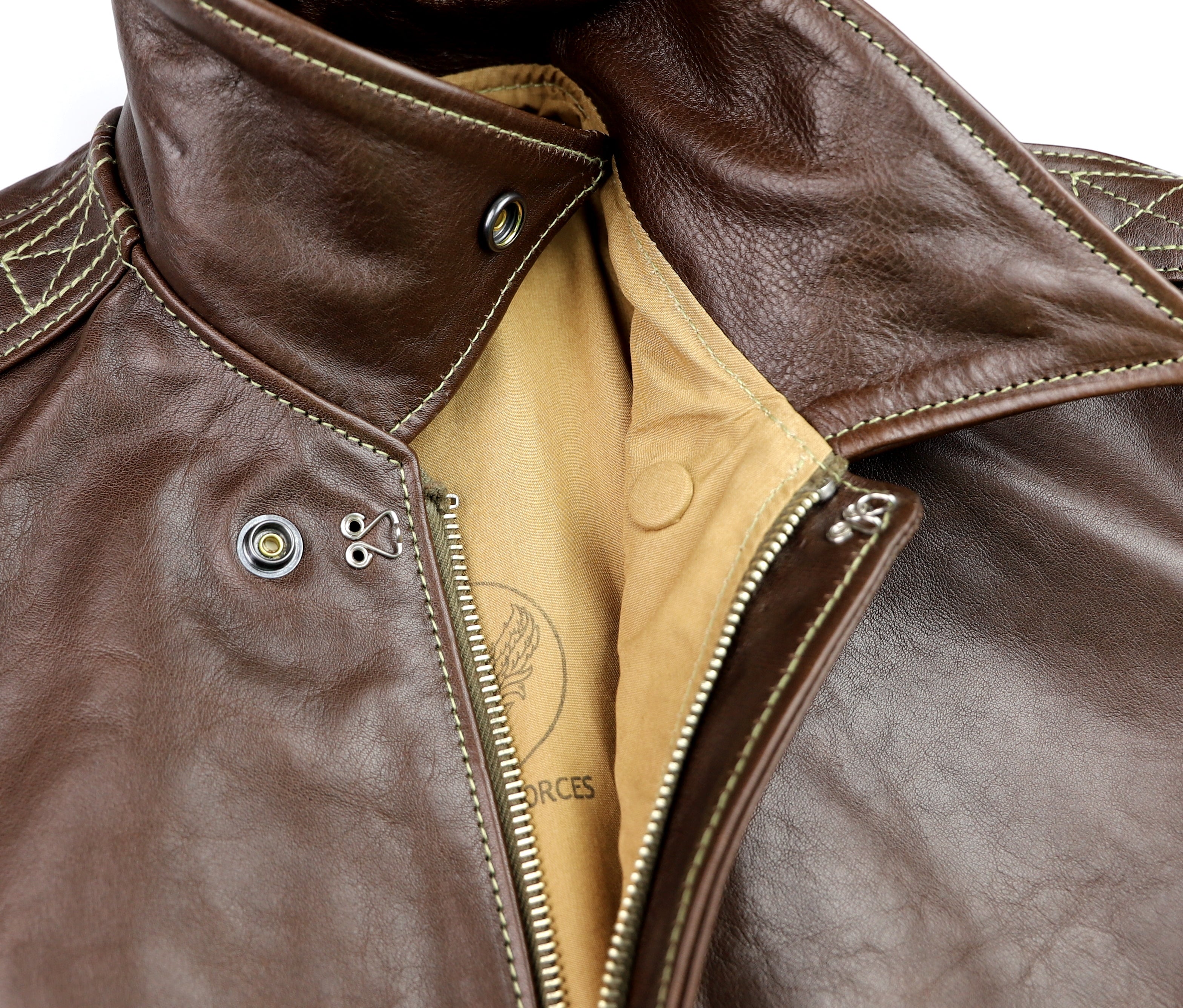 Aero A-2 Military Flight Jacket, size 38, Seal Vicenza Horsehide